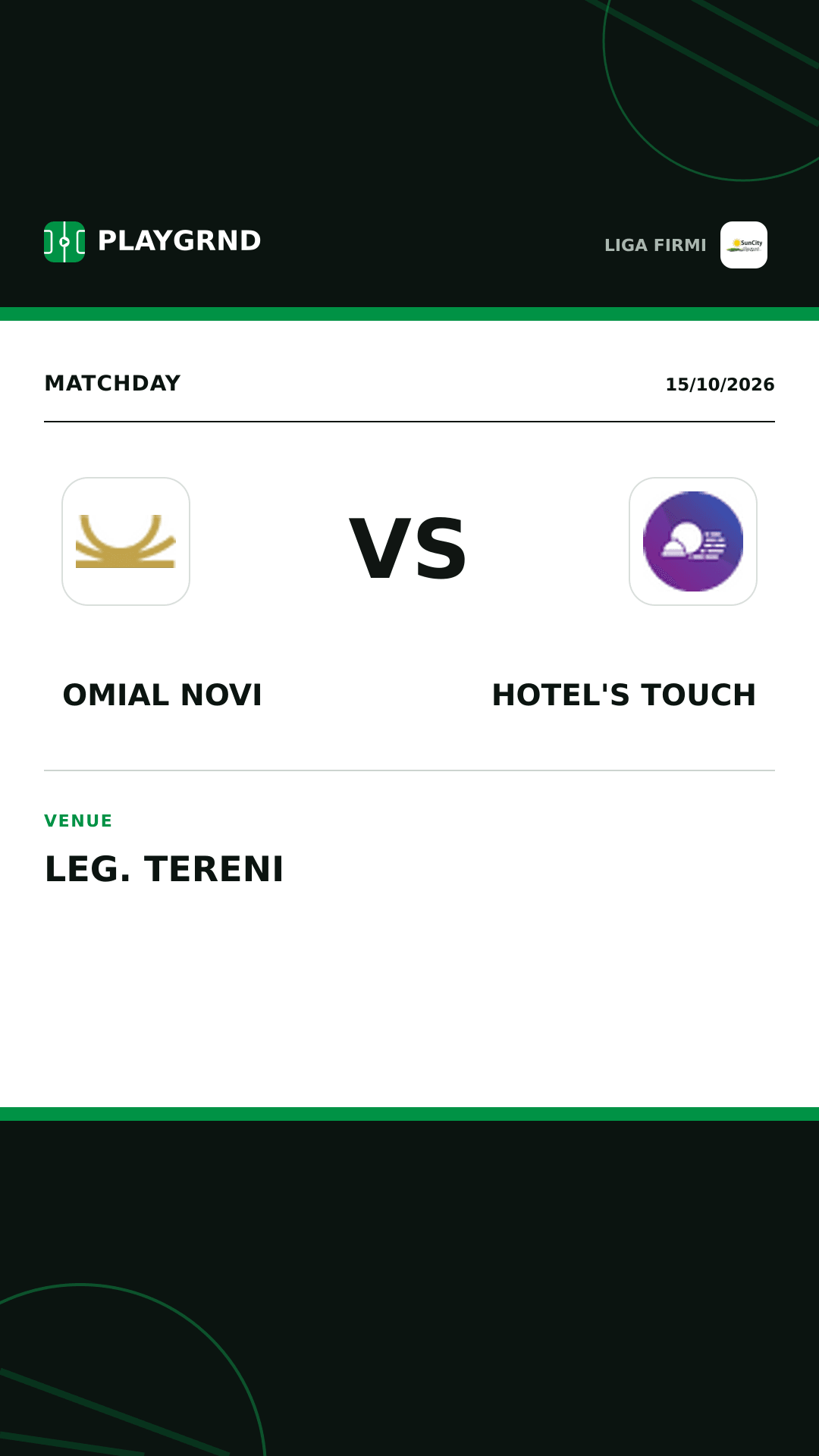 Instagram artwork: Omial Novi vs Hotel's Touch