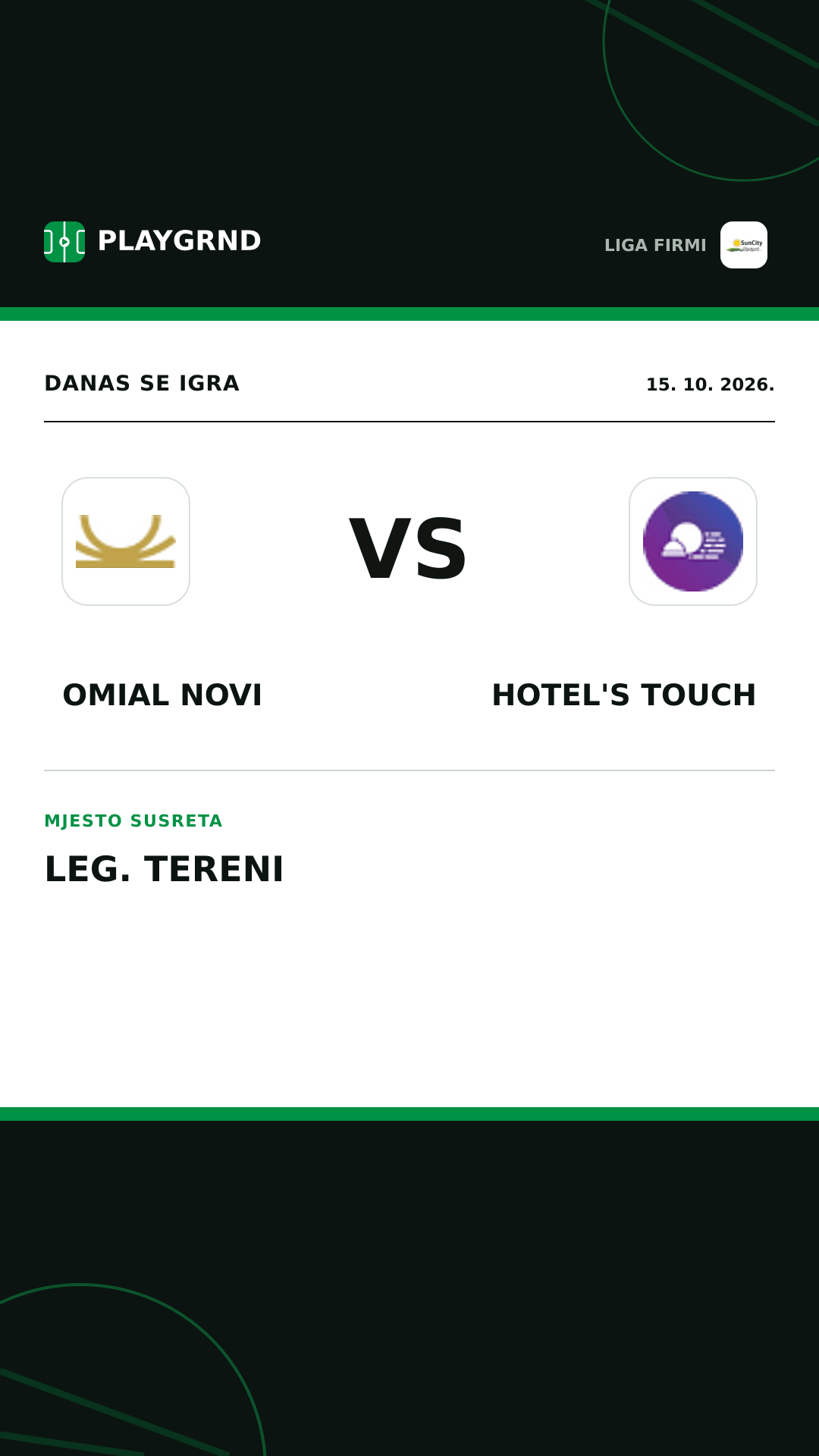 Instagram slika: Omial Novi vs Hotel's Touch