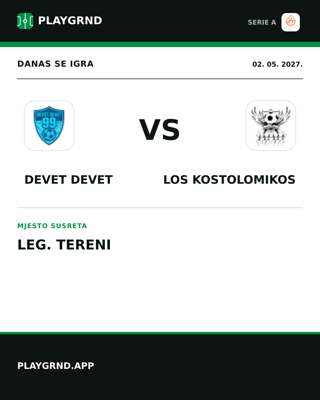 Instagram slika: Devet Devet vs Los Kostolomikos