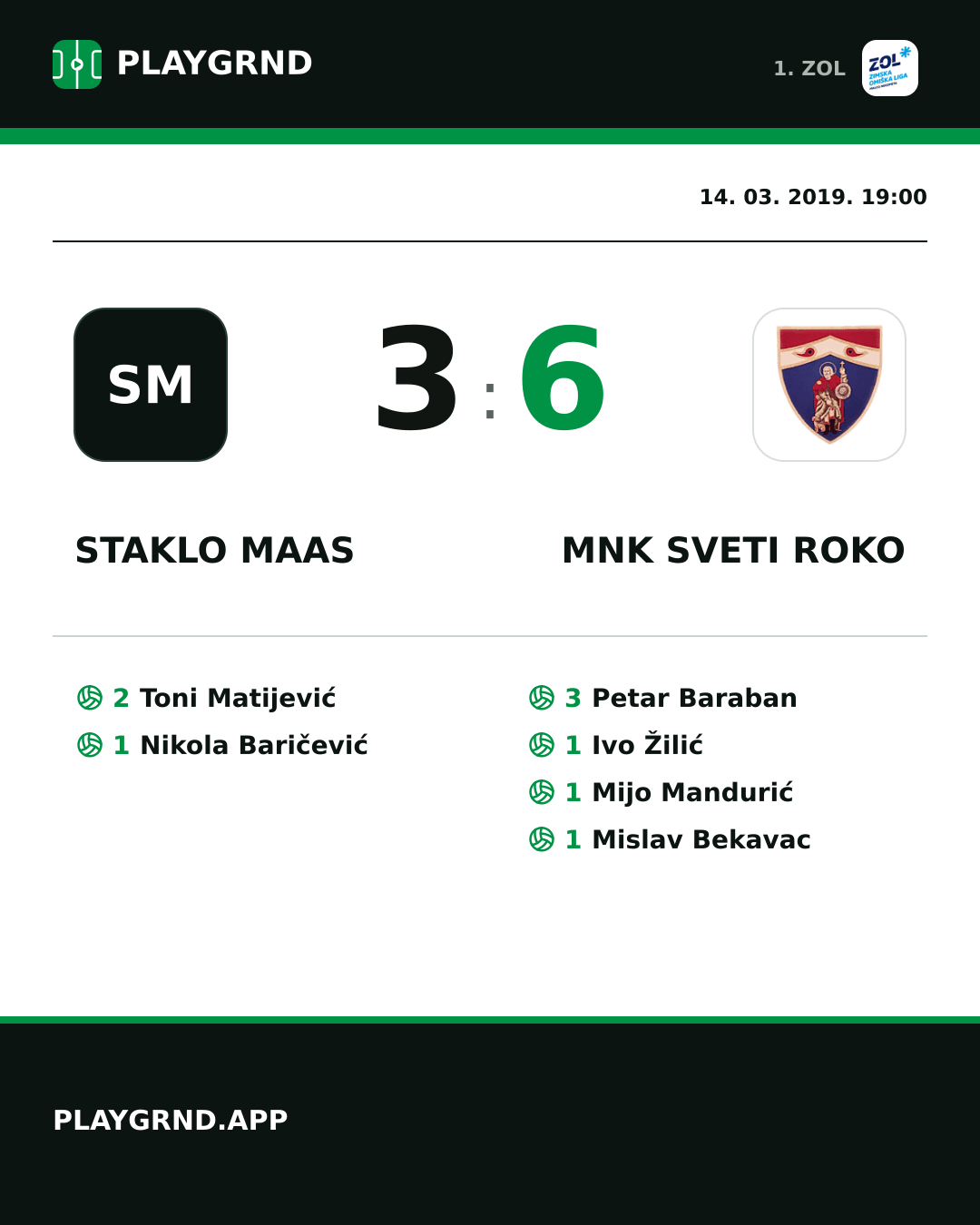 Instagram slika: Staklo Maas 3:6 MNK Sveti Roko