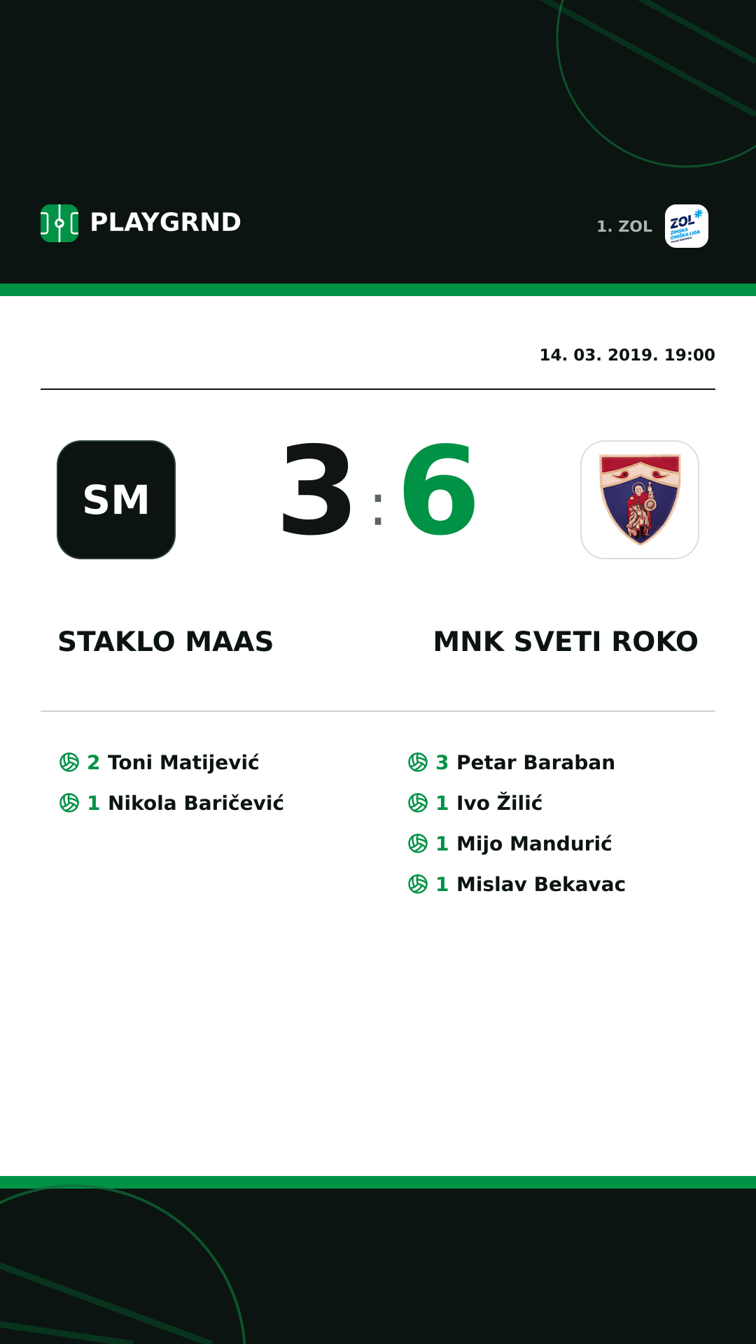 Instagram slika: Staklo Maas 3:6 MNK Sveti Roko