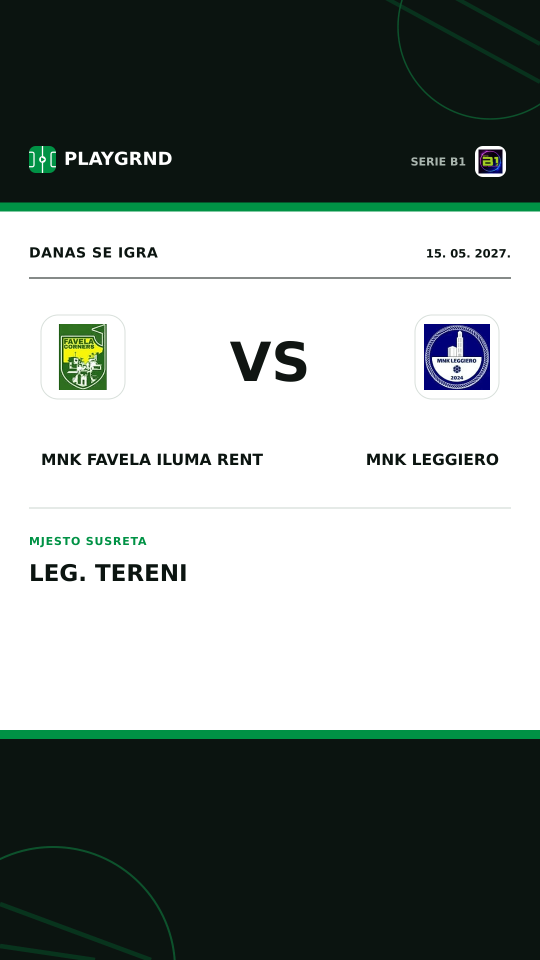 Instagram slika: MNK Favela Iluma Rent vs MNK Leggiero