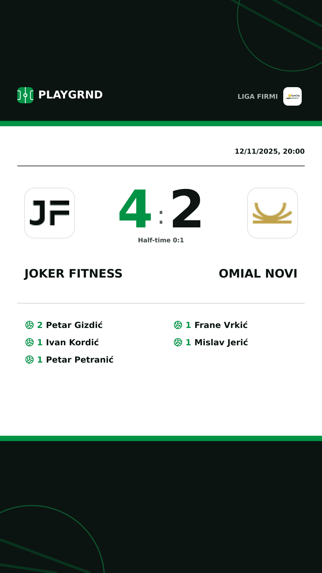 Instagram artwork: Joker Fitness 4:2 Omial Novi