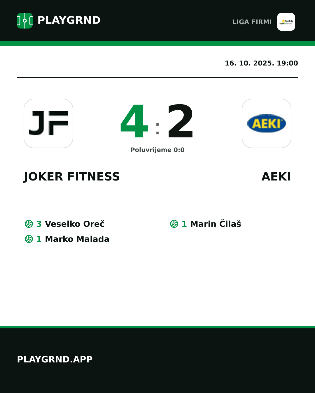 Instagram slika: Joker Fitness 4:2 AEKI