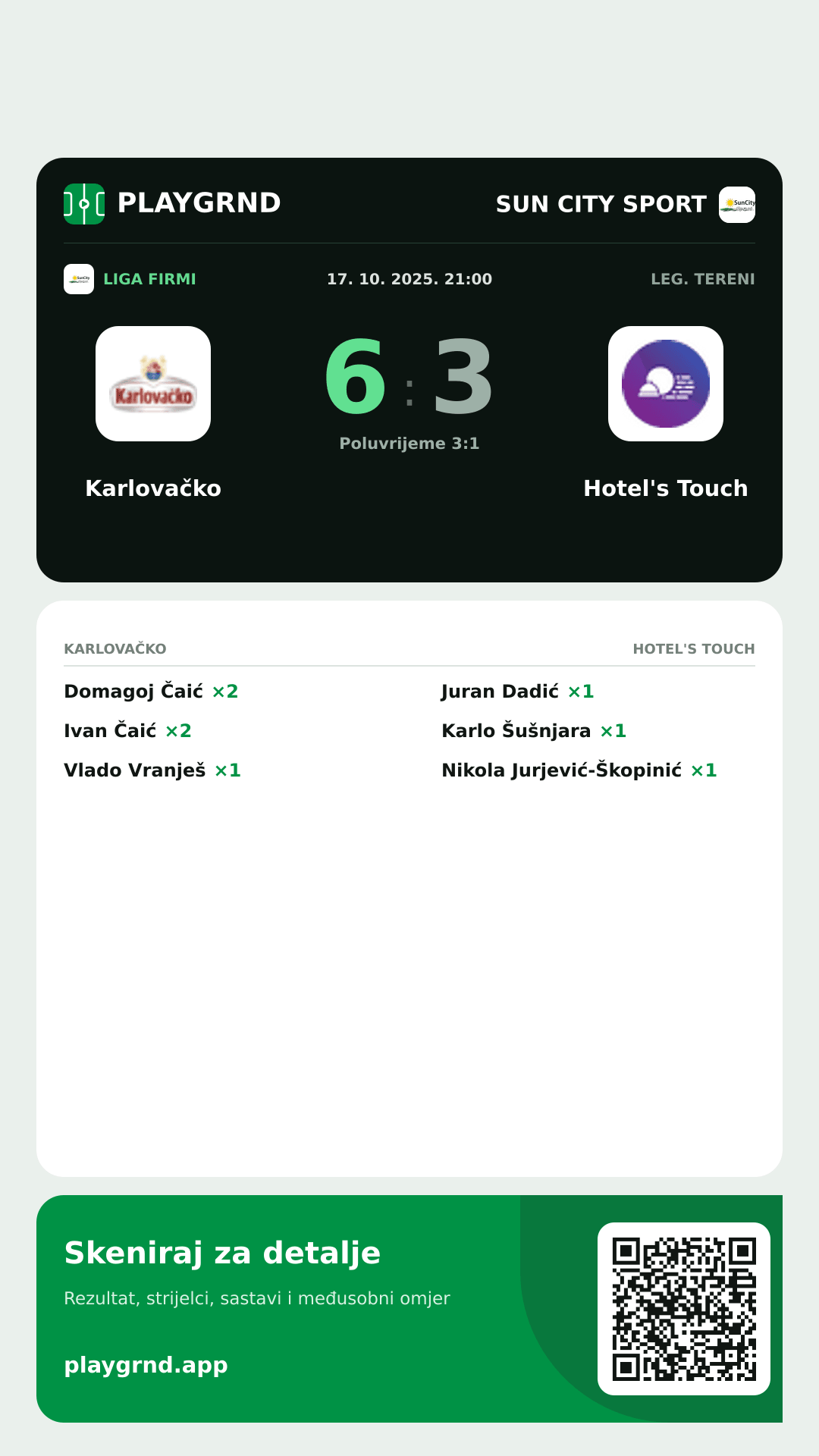 Story slika: Karlovačko 6:3 Hotel's Touch