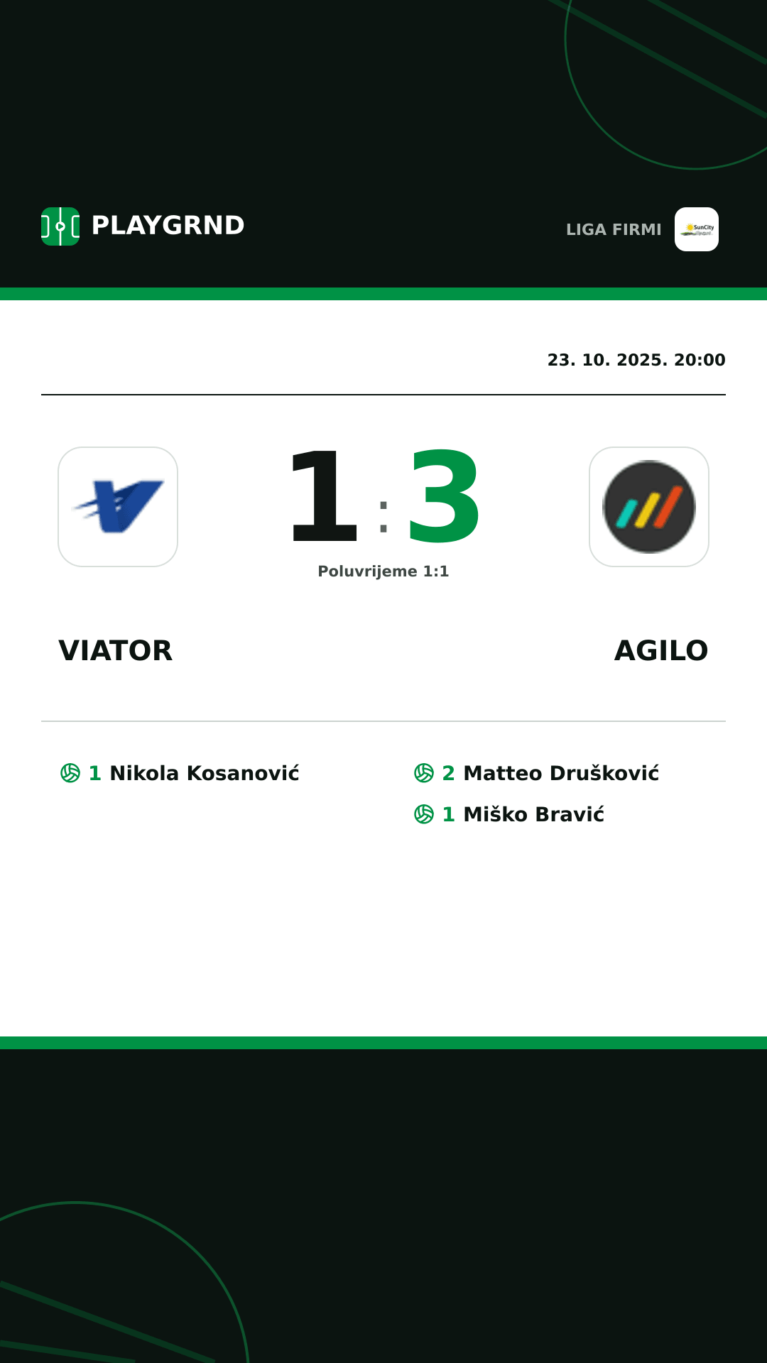 Instagram slika: Viator 1:3 Agilo