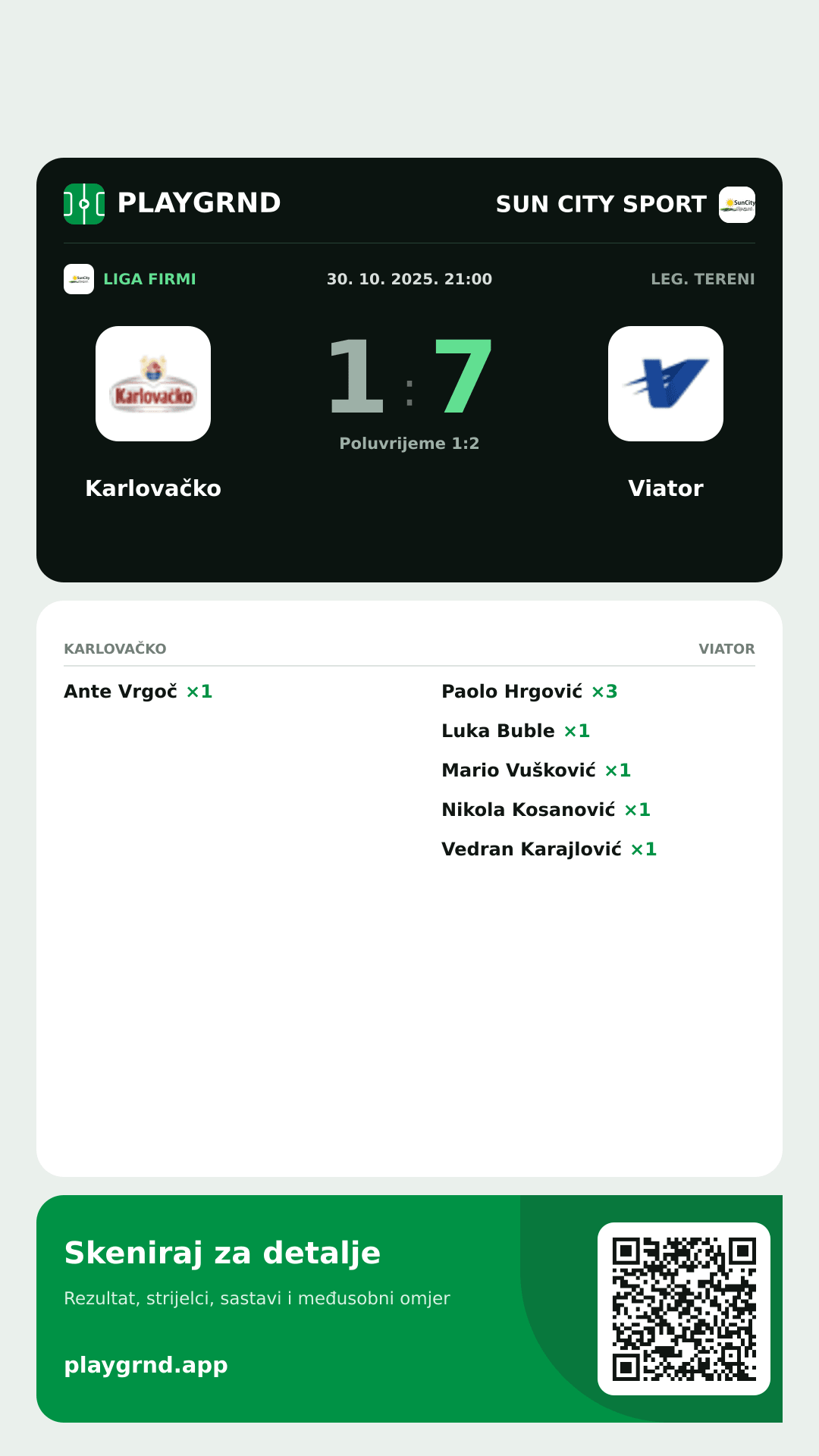 Story slika: Karlovačko 1:7 Viator