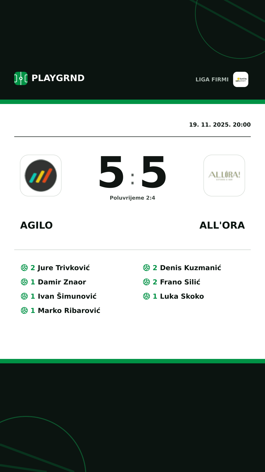 Instagram slika: Agilo 5:5 All'Ora