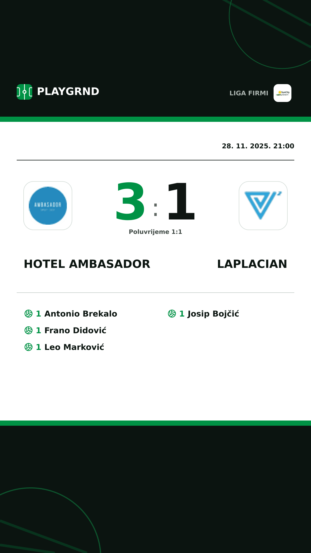Instagram slika: Hotel Ambasador 3:1 Laplacian