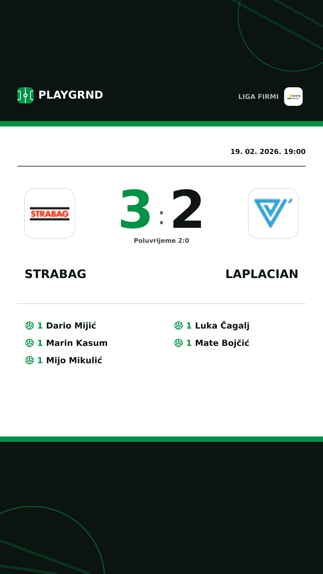Instagram slika: Strabag 3:2 Laplacian