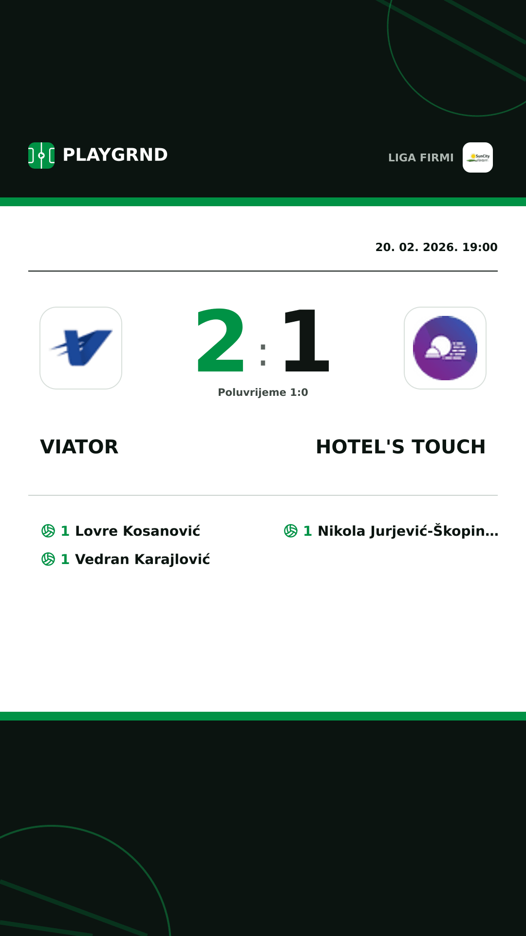 Instagram slika: Viator 2:1 Hotel's Touch