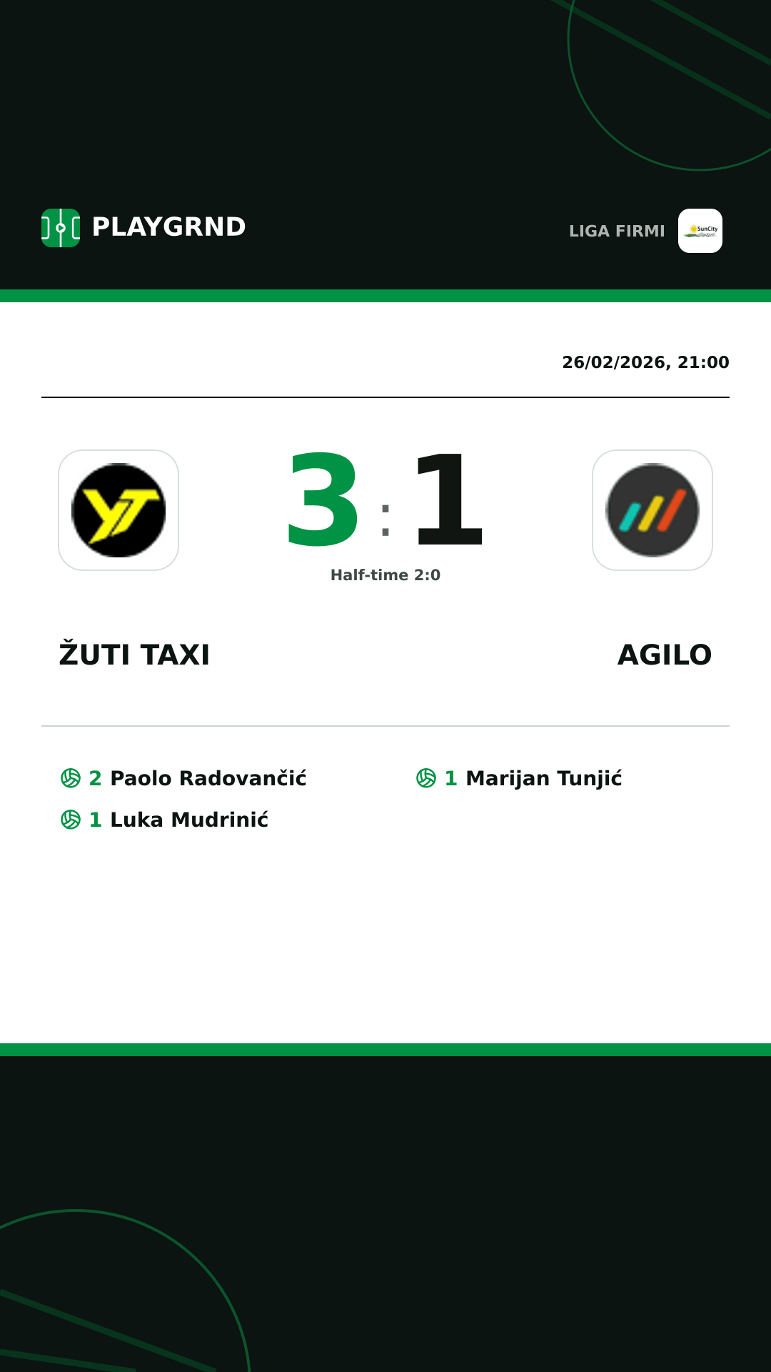 Instagram artwork: Žuti Taxi 3:1 Agilo