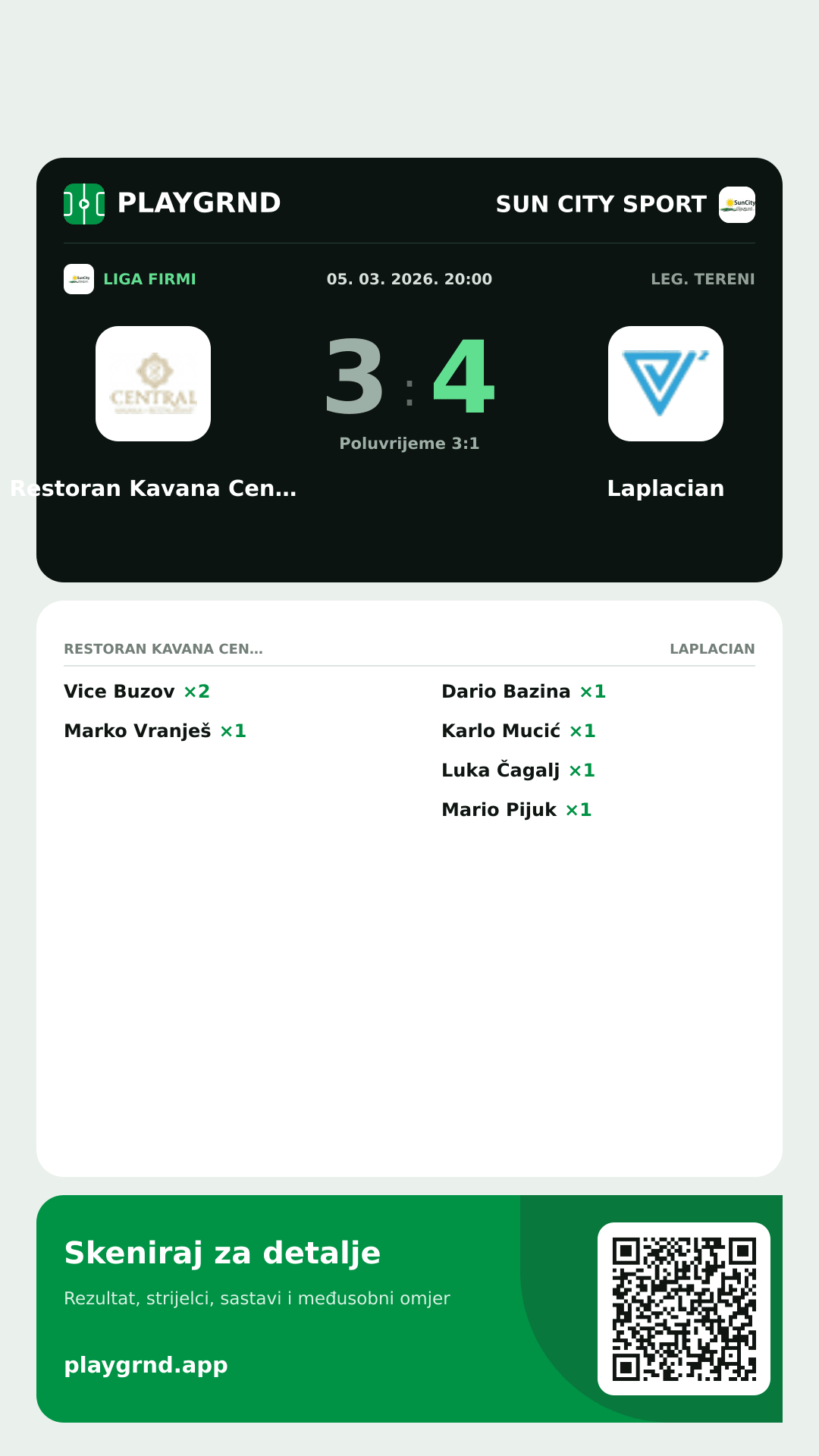 Story slika: Restoran Kavana Central 3:4 Laplacian