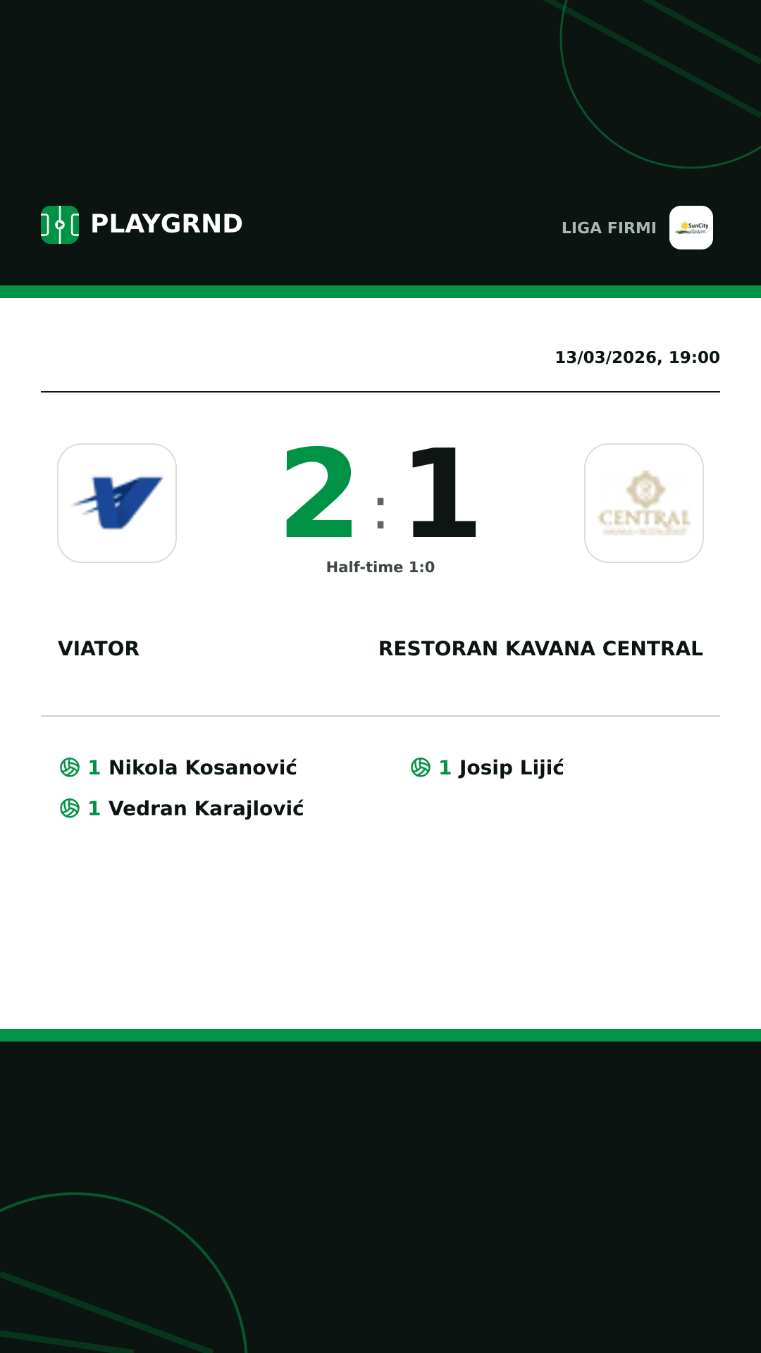 Instagram artwork: Viator 2:1 Restoran Kavana Central