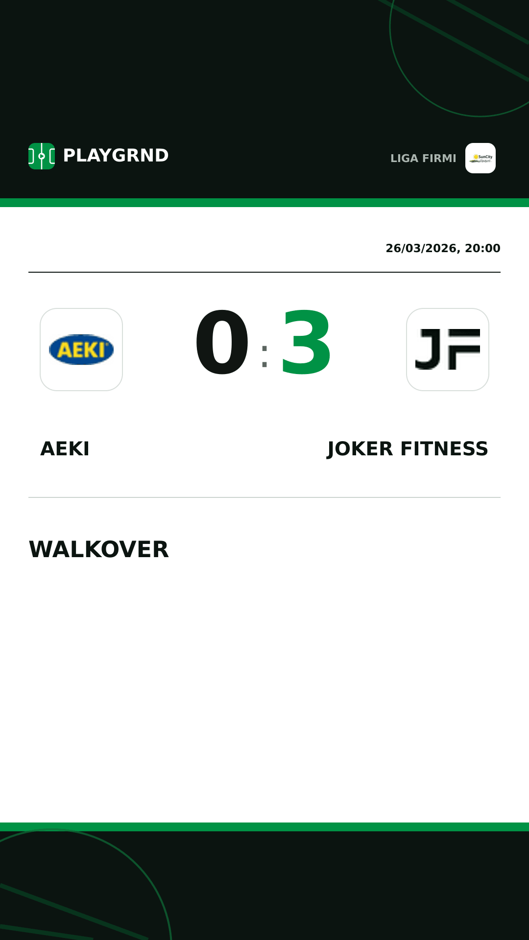 Instagram artwork: AEKI 0:3 Joker Fitness