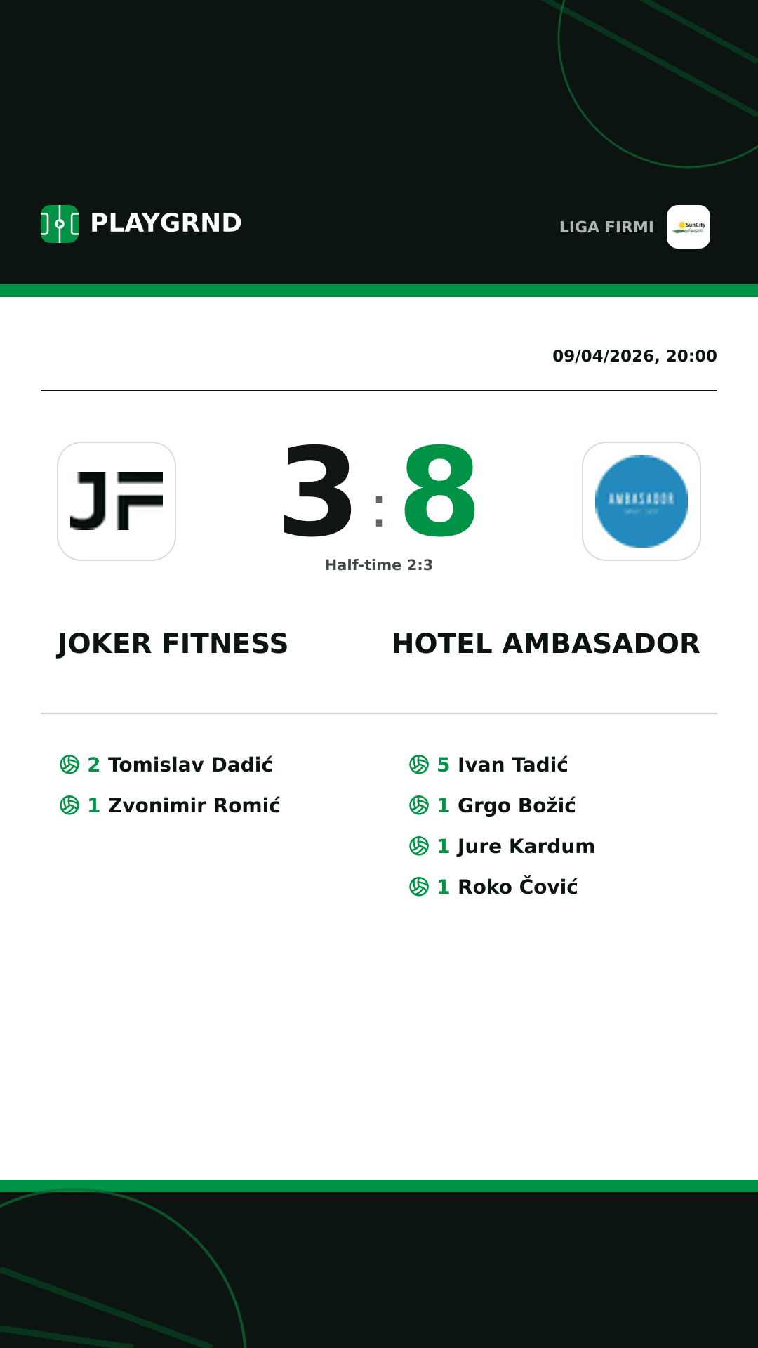 Instagram artwork: Joker Fitness 3:8 Hotel Ambasador