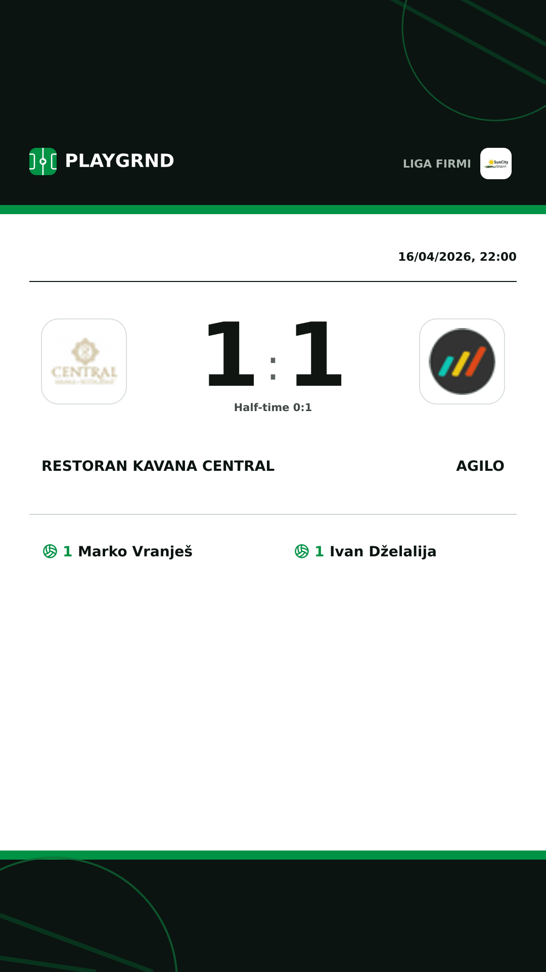 Instagram artwork: Restoran Kavana Central 1:1 Agilo