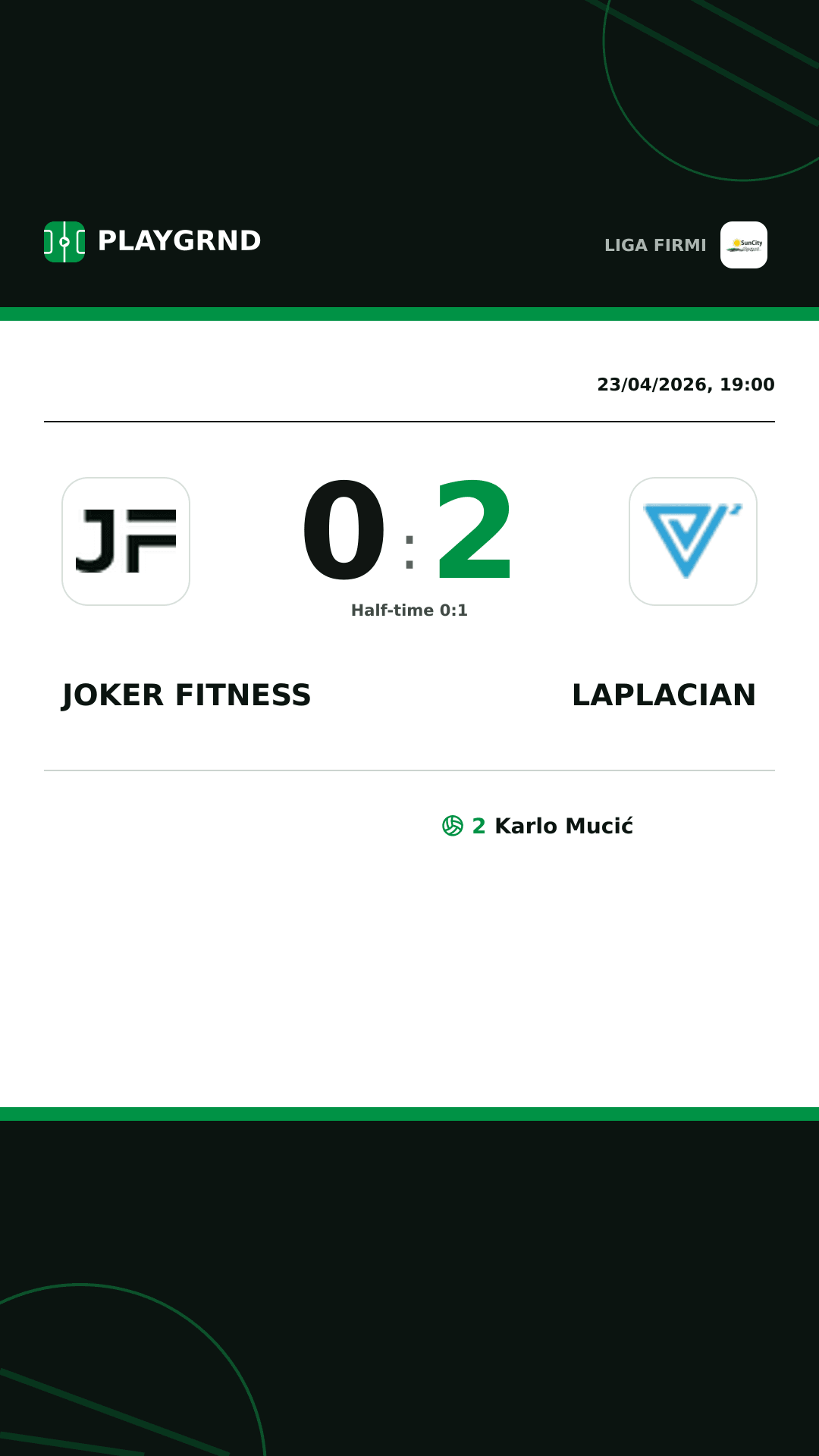 Instagram artwork: Joker Fitness 0:2 Laplacian