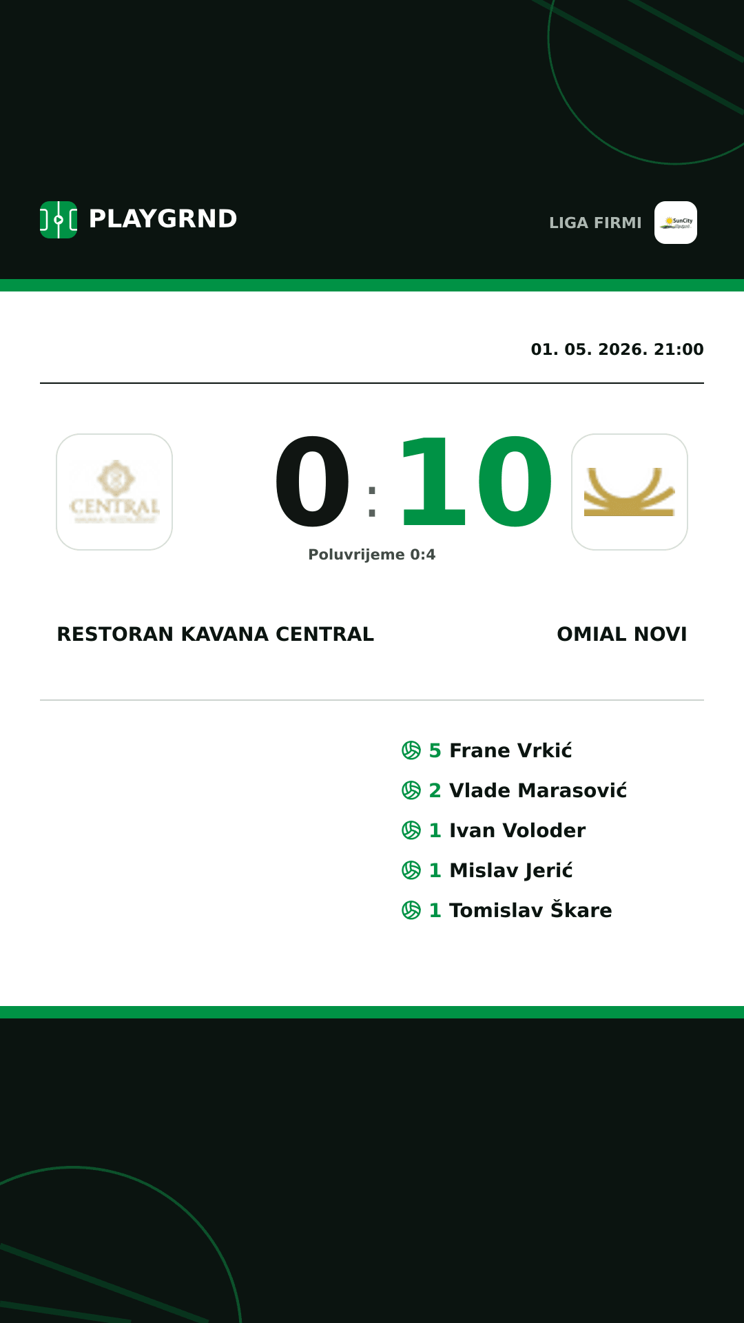 Instagram slika: Restoran Kavana Central 0:10 Omial Novi