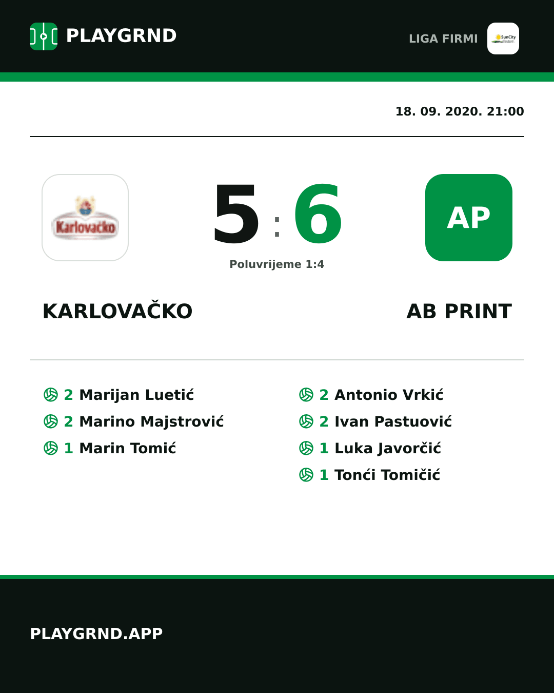 Instagram slika: Karlovačko 5:6 AB Print