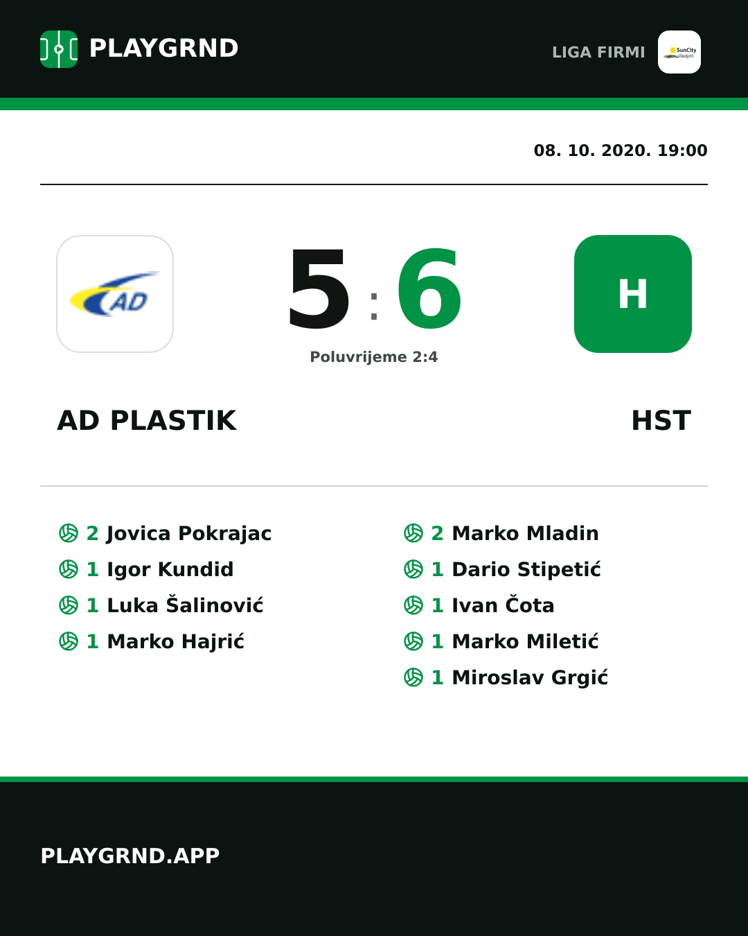 Instagram slika: AD Plastik 5:6 Hst
