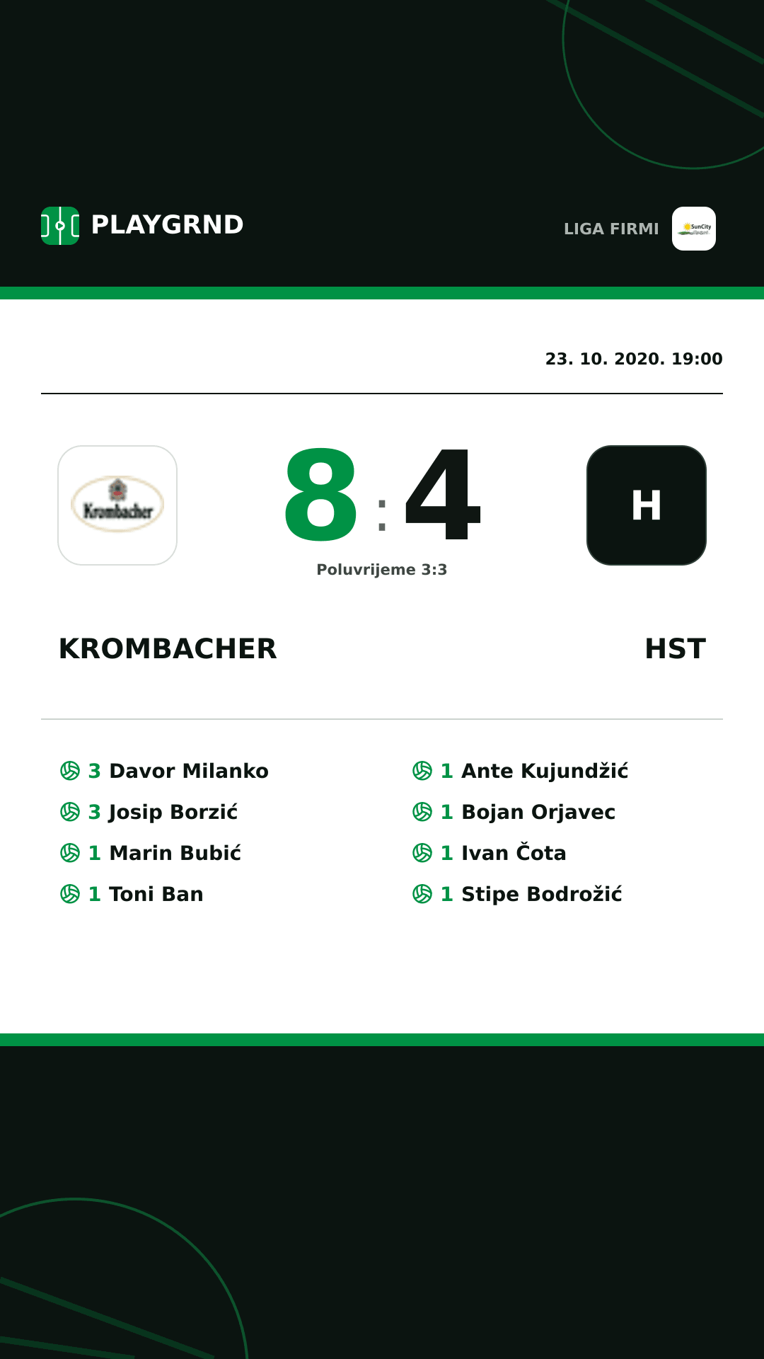 Instagram slika: Krombacher 8:4 Hst