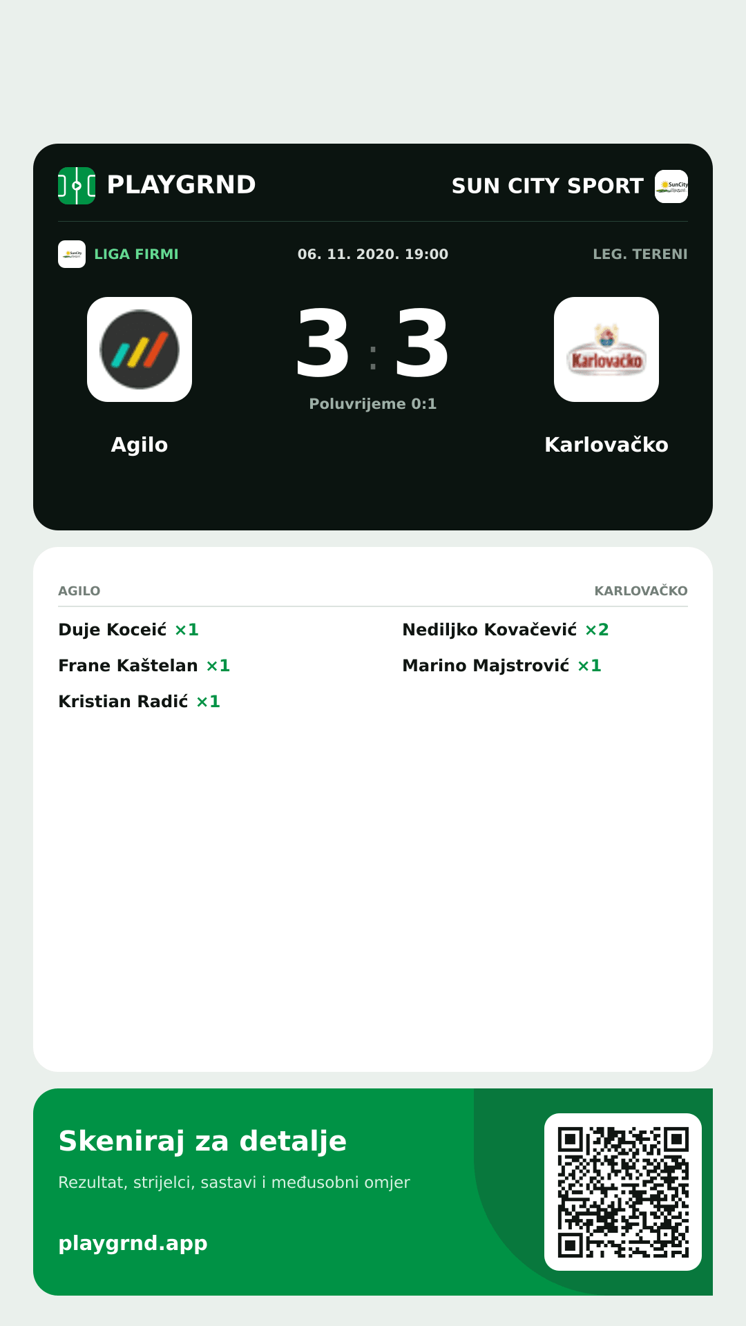 Story slika: Agilo 3:3 Karlovačko