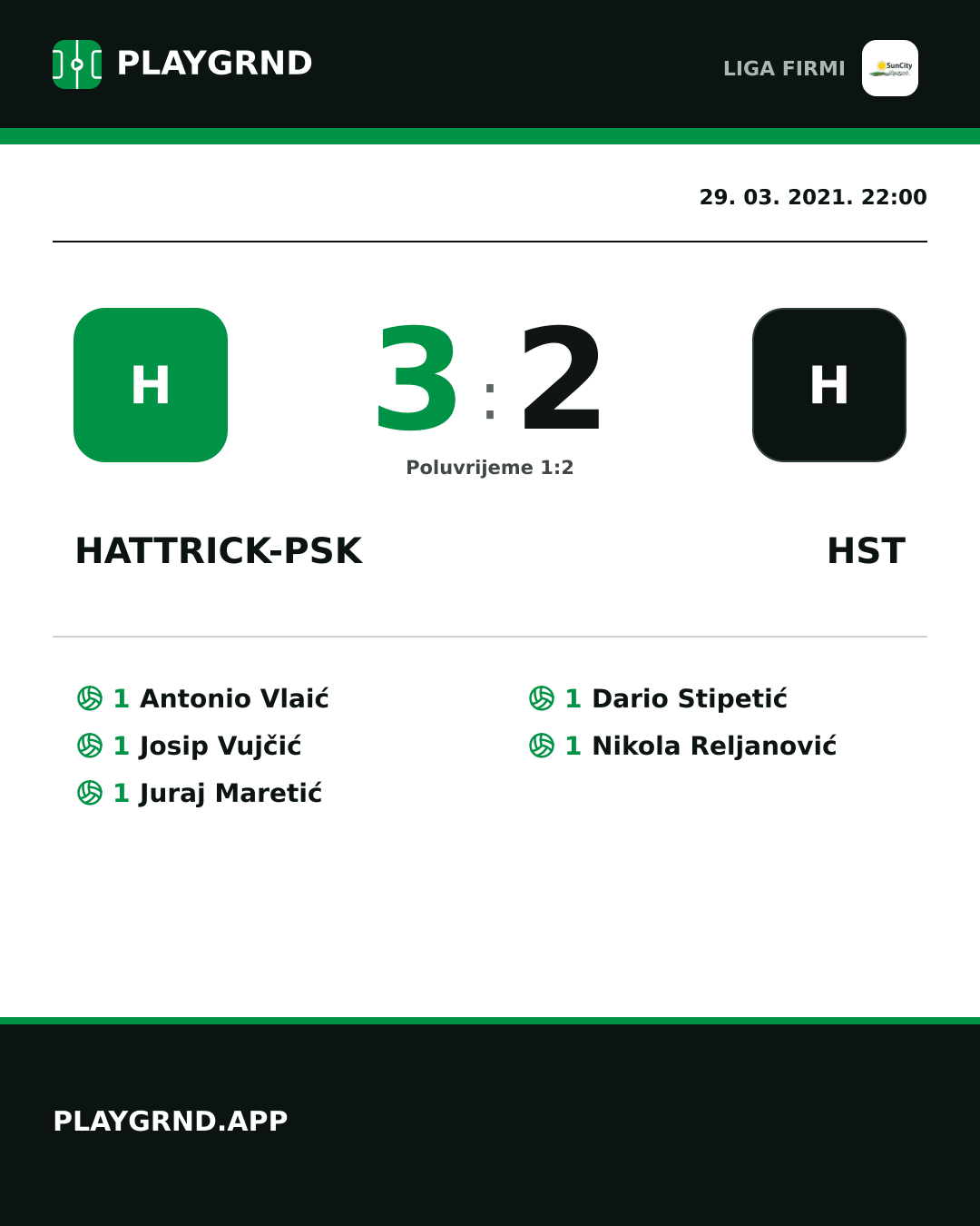 Instagram slika: Hattrick-Psk 3:2 Hst