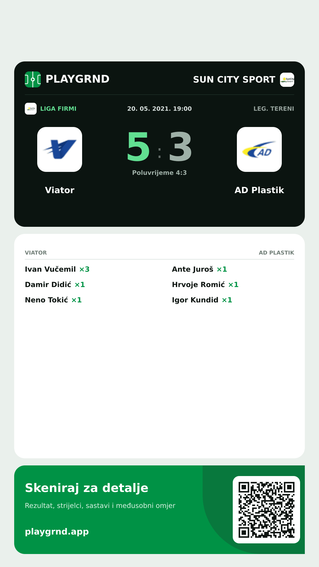Story slika: Viator 5:3 AD Plastik