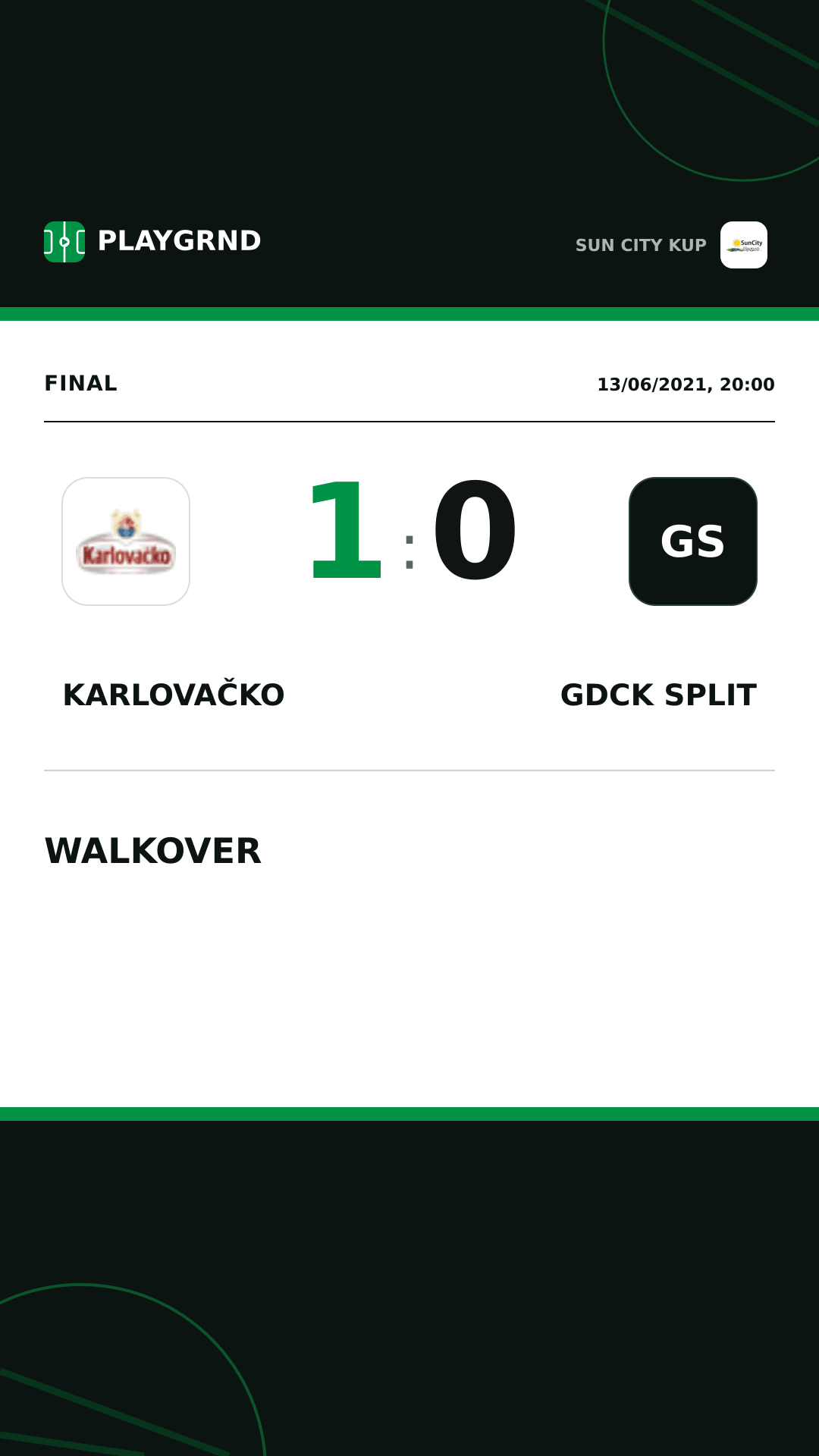 Instagram artwork: Karlovačko 1:0 Gdck Split