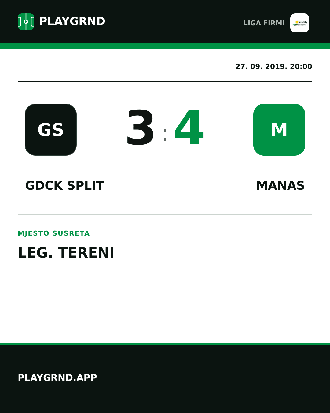Instagram slika: Gdck Split 3:4 Manas
