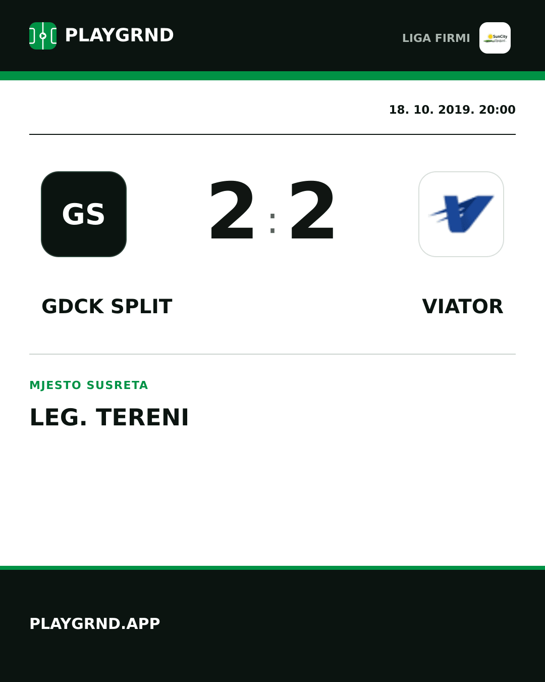 Instagram slika: Gdck Split 2:2 Viator