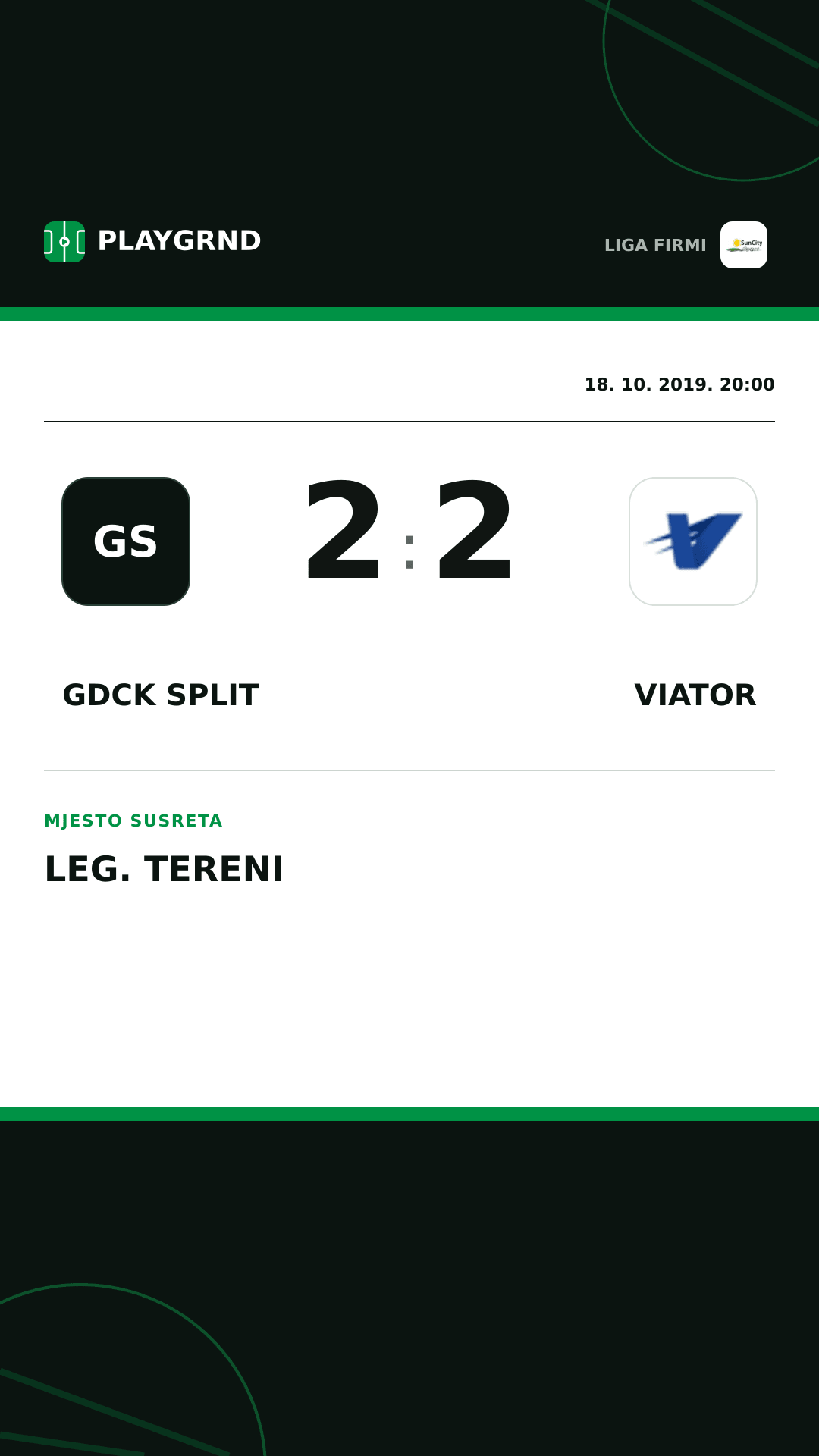 Instagram slika: Gdck Split 2:2 Viator