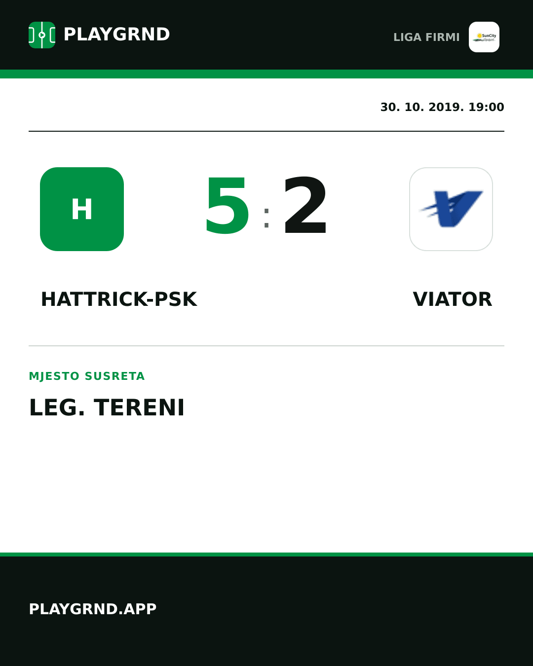 Instagram slika: Hattrick-Psk 5:2 Viator