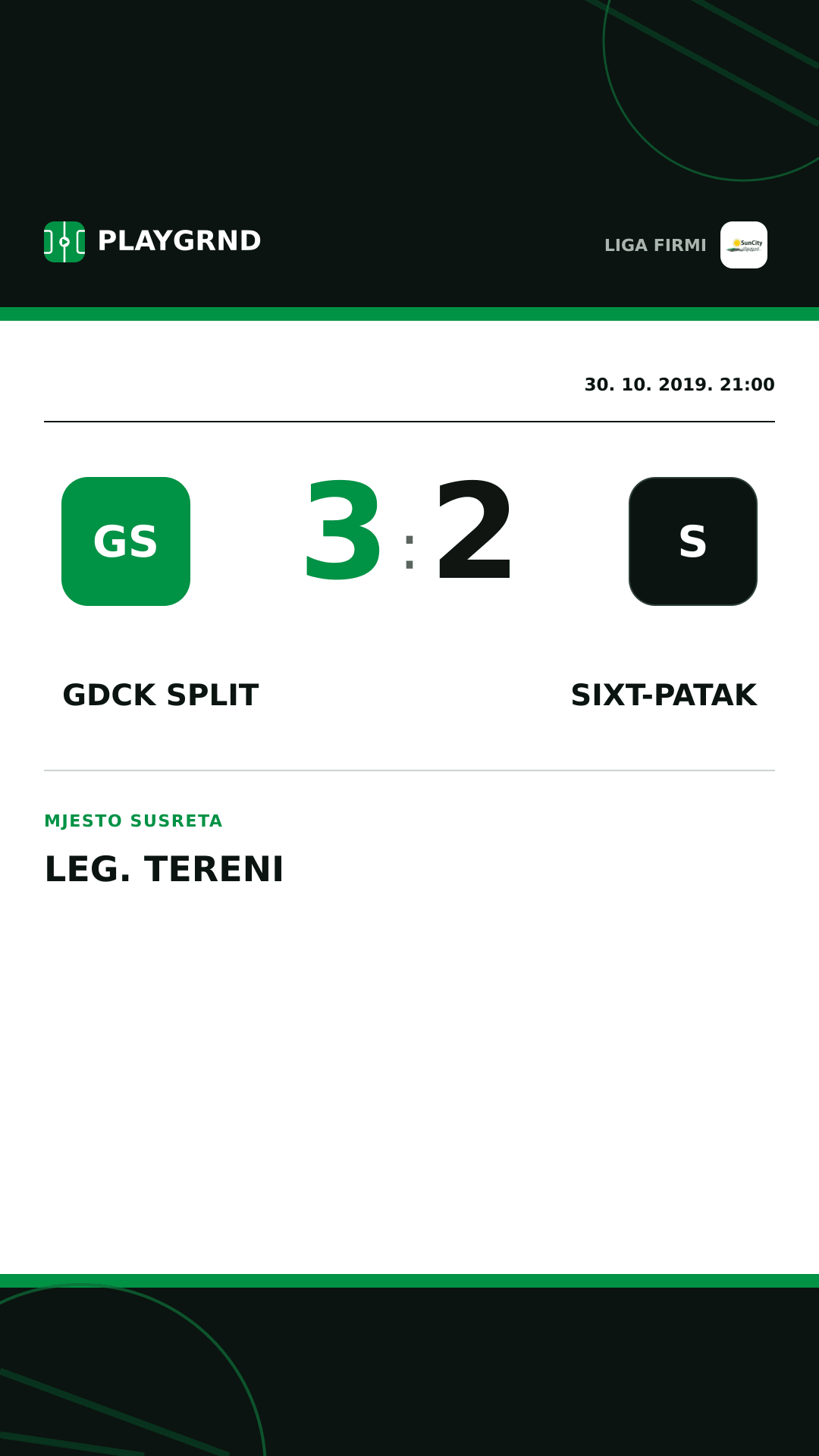 Instagram slika: Gdck Split 3:2 Sixt-Patak