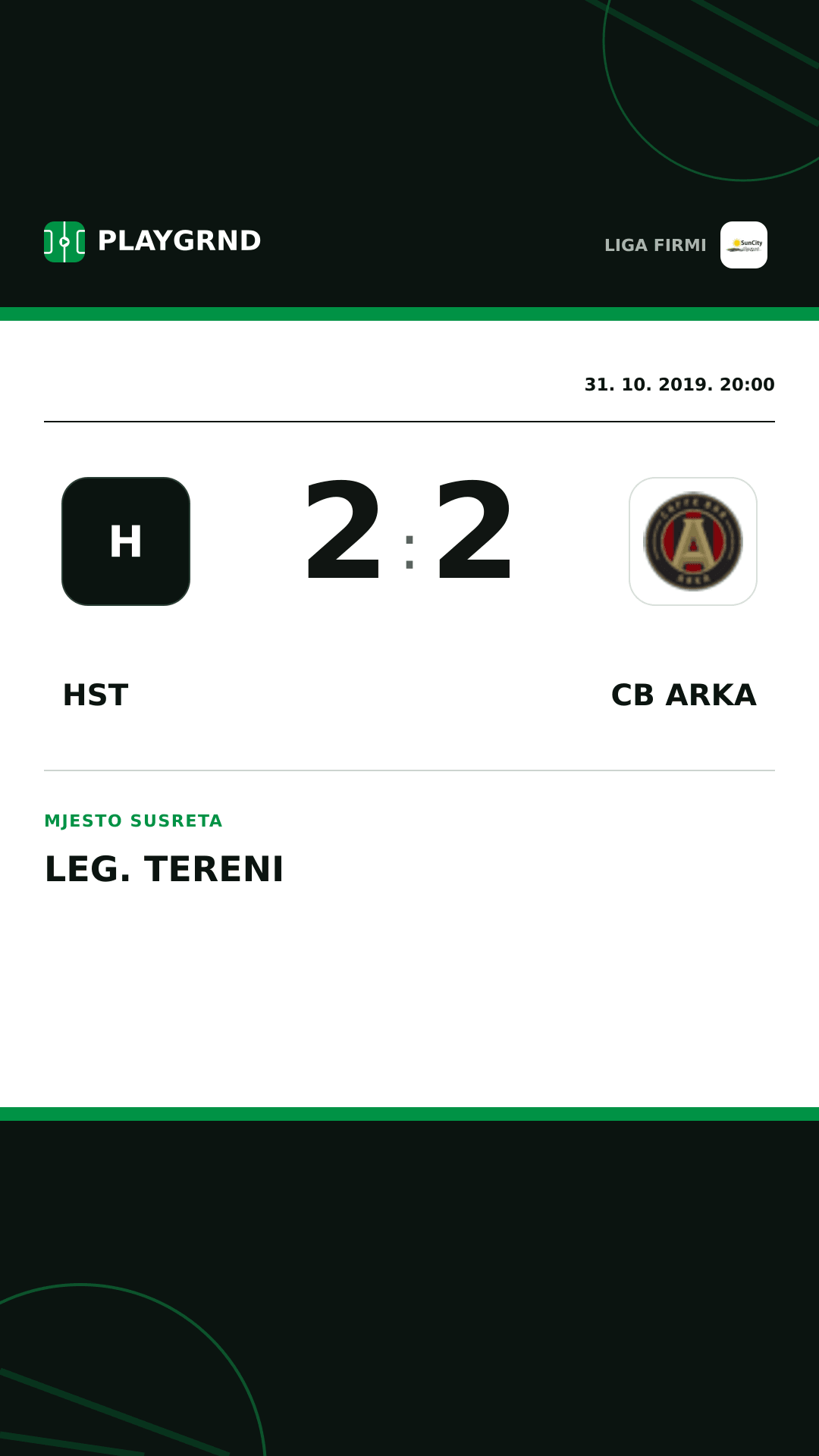 Instagram slika: Hst 2:2 CB Arka