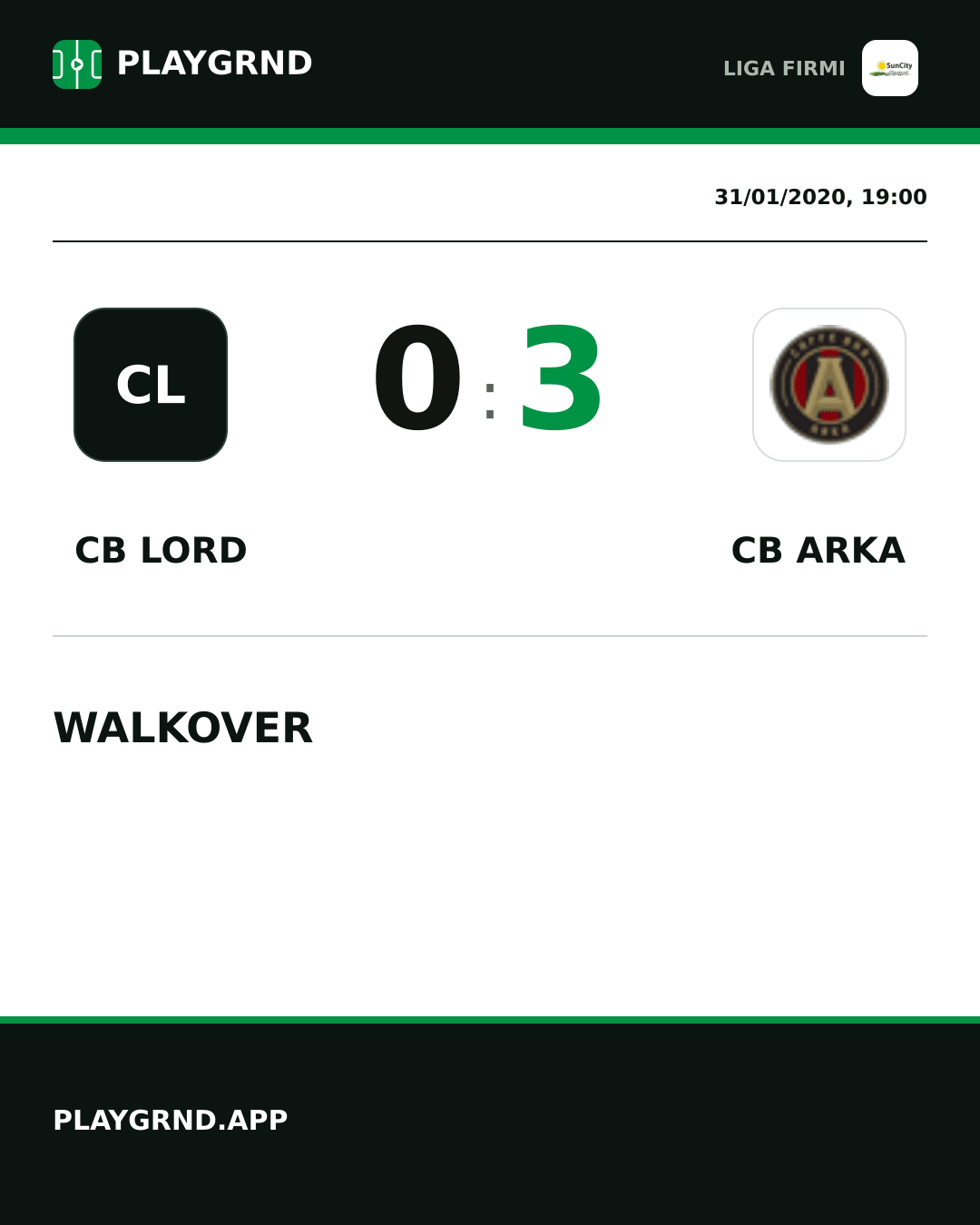 Instagram artwork: CB Lord 0:3 CB Arka