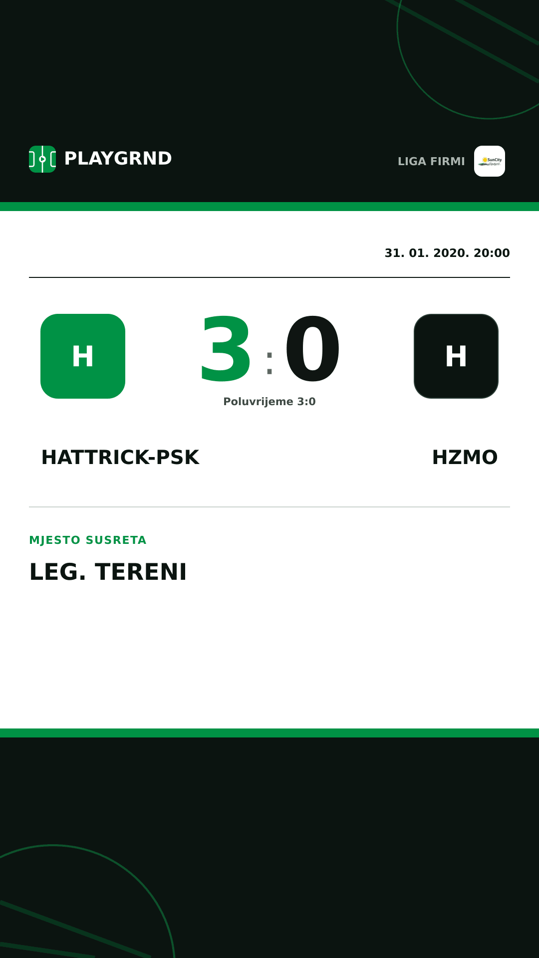 Instagram slika: Hattrick-Psk 3:0 Hzmo