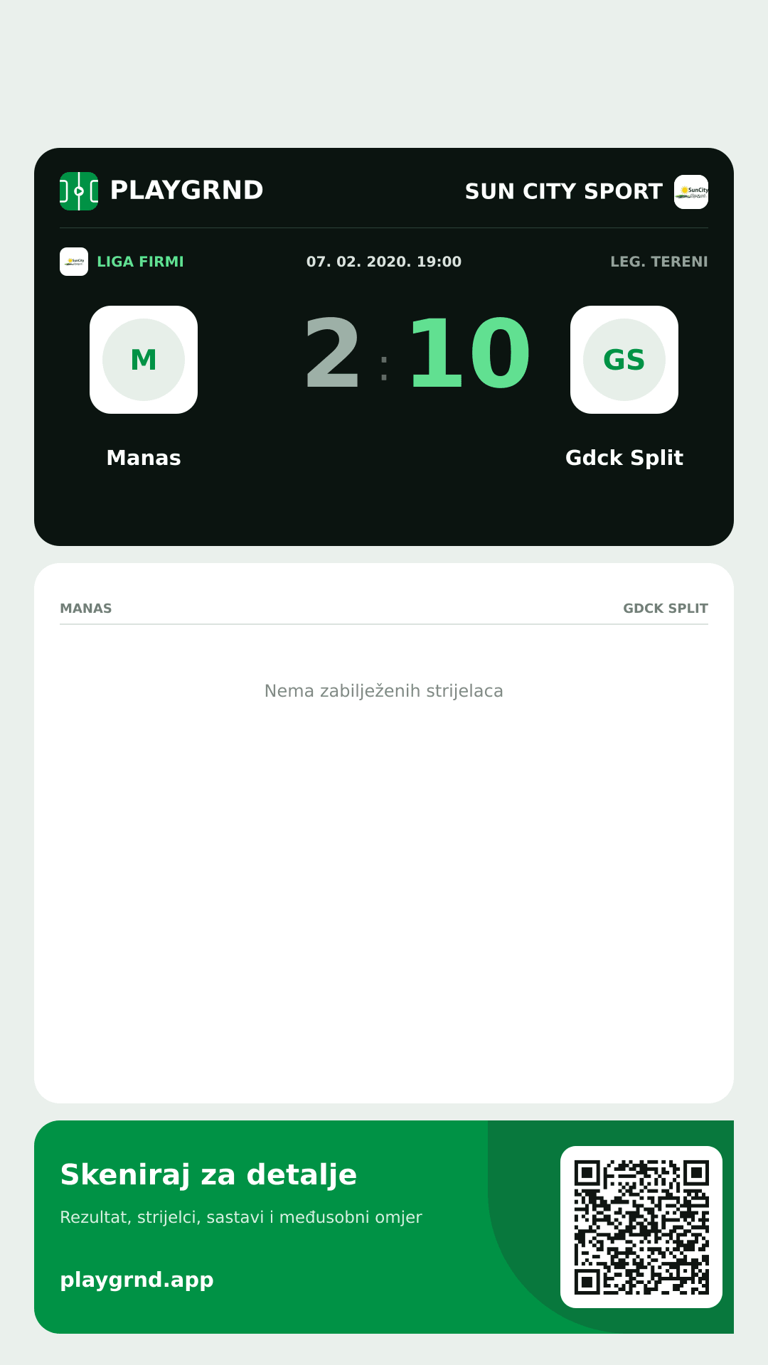 Story slika: Manas 2:10 Gdck Split