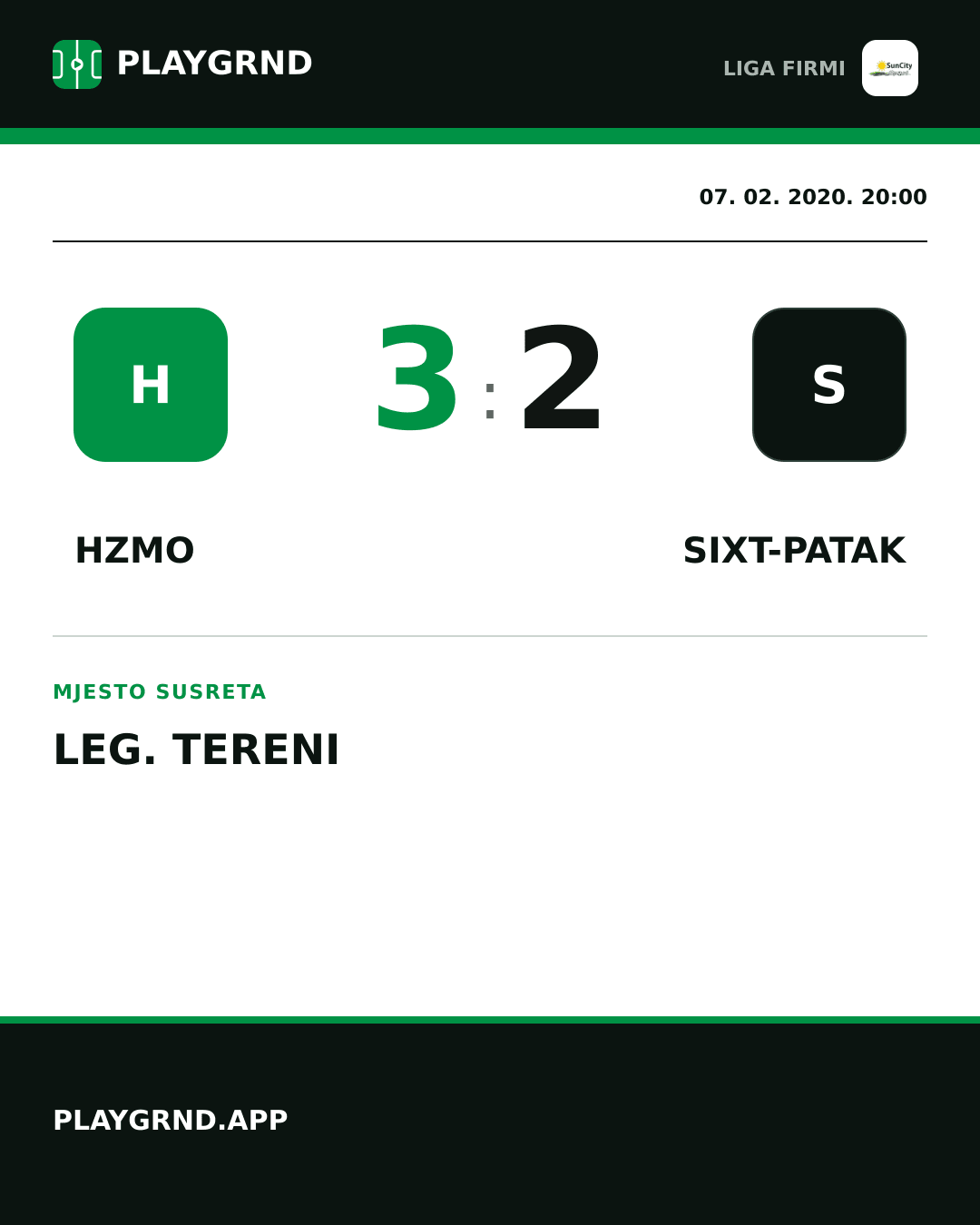 Instagram slika: Hzmo 3:2 Sixt-Patak