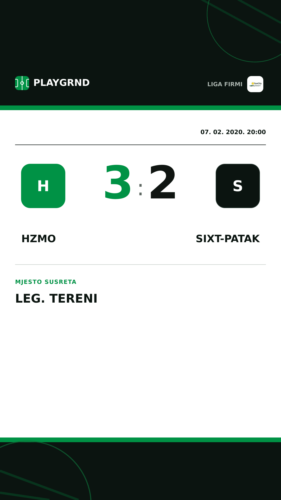 Instagram slika: Hzmo 3:2 Sixt-Patak