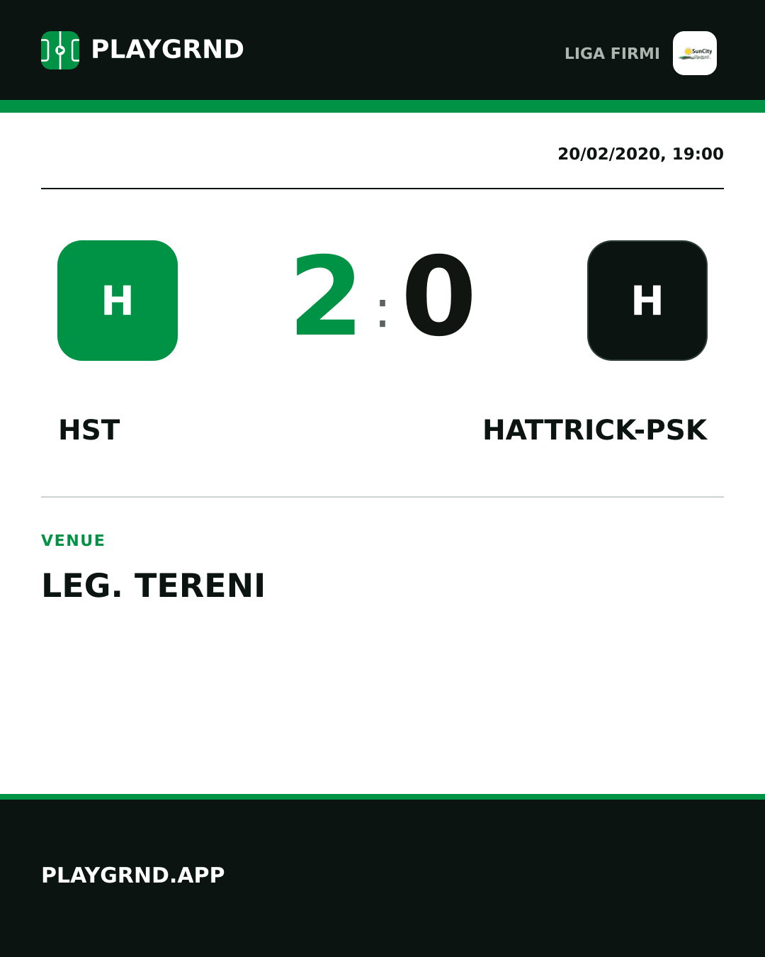 Instagram artwork: Hst 2:0 Hattrick-Psk