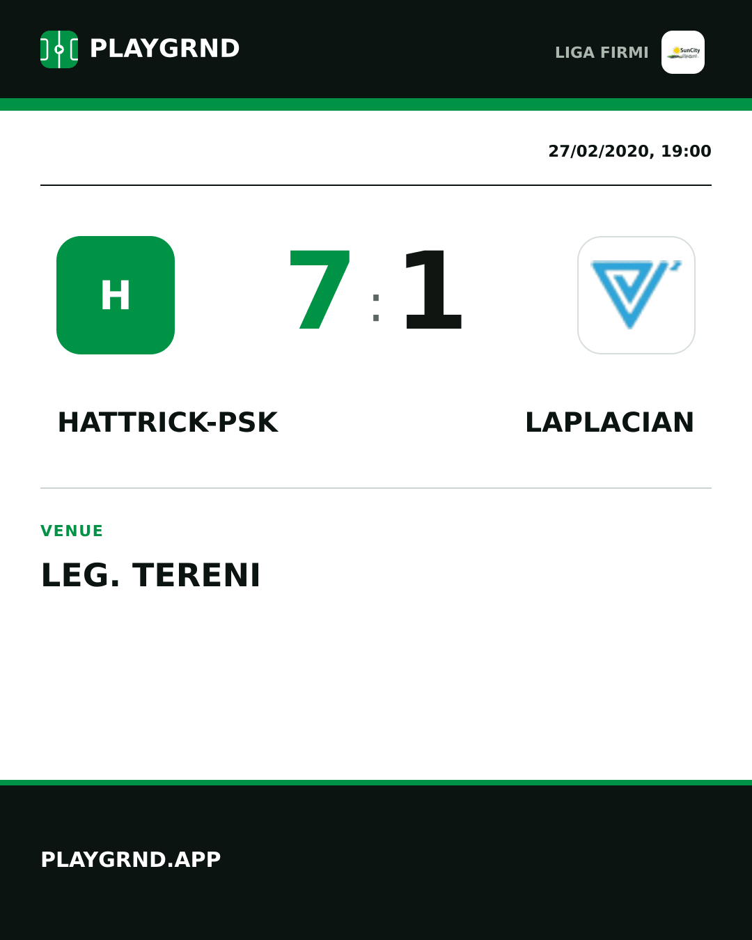Instagram artwork: Hattrick-Psk 7:1 Laplacian
