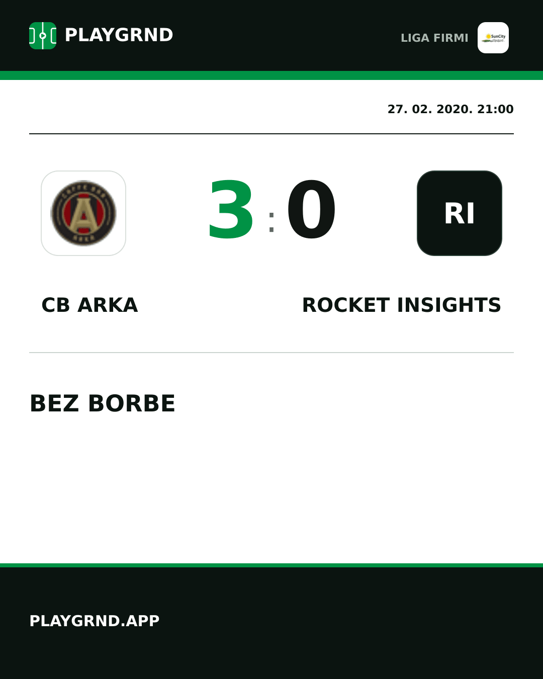 Instagram slika: CB Arka 3:0 Rocket Insights