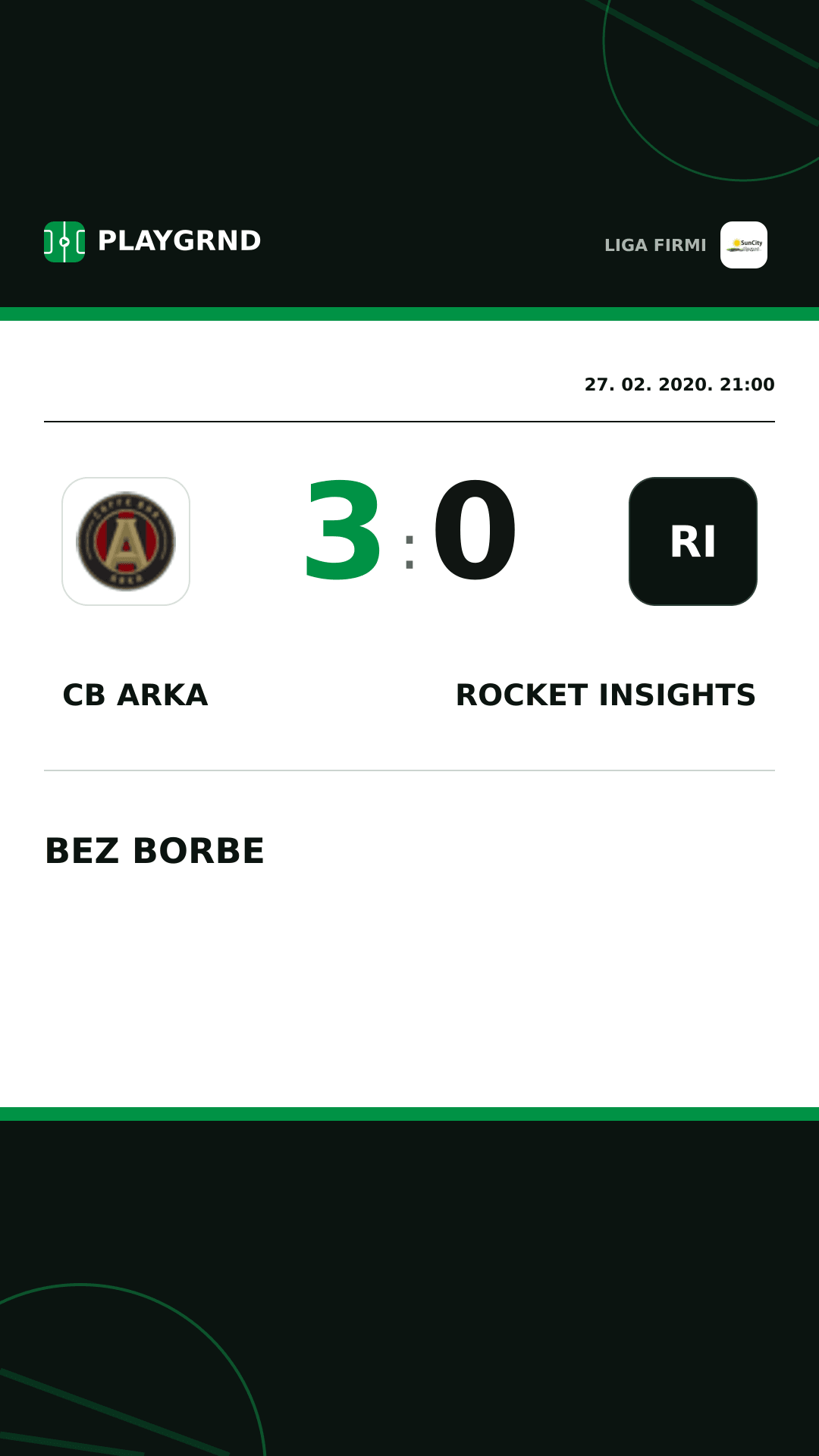 Instagram slika: CB Arka 3:0 Rocket Insights