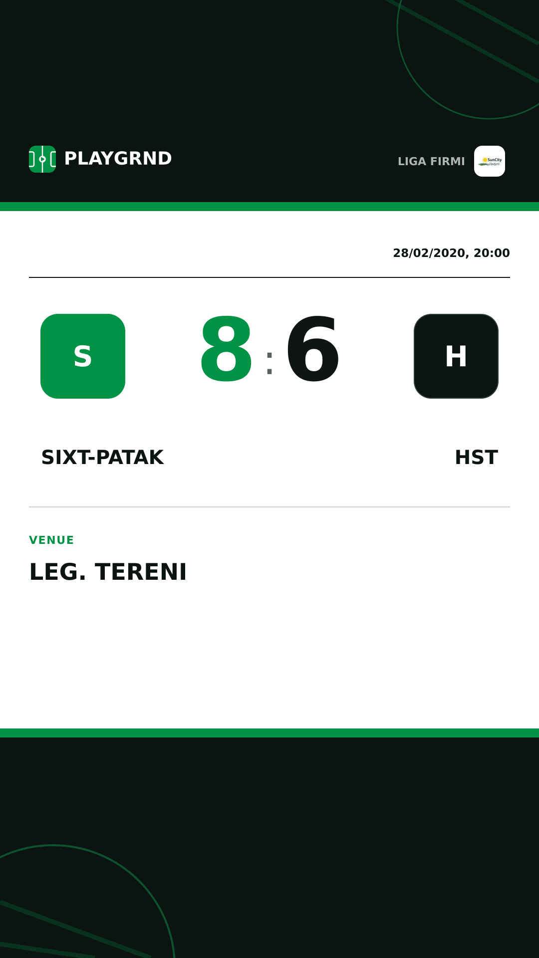Instagram artwork: Sixt-Patak 8:6 Hst