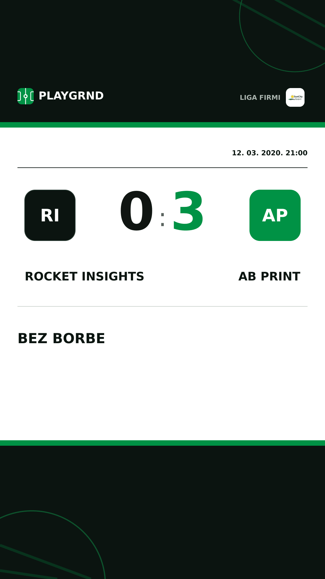 Instagram slika: Rocket Insights 0:3 AB Print