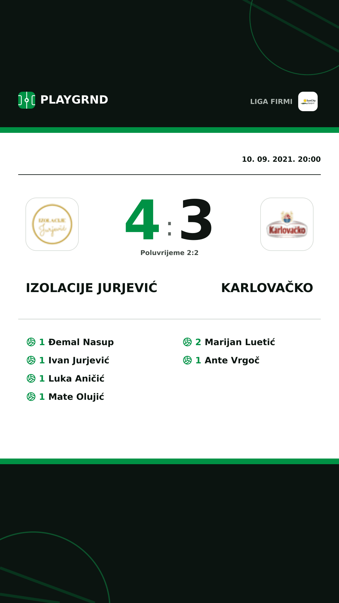 Instagram slika: Izolacije Jurjević 4:3 Karlovačko