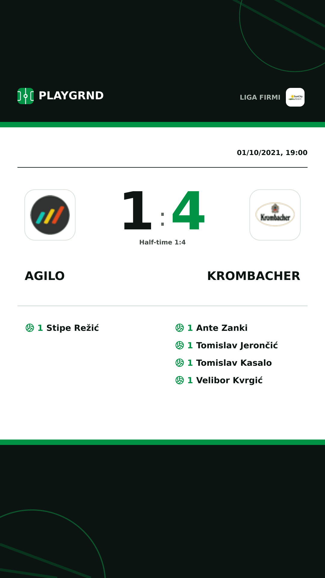 Instagram artwork: Agilo 1:4 Krombacher