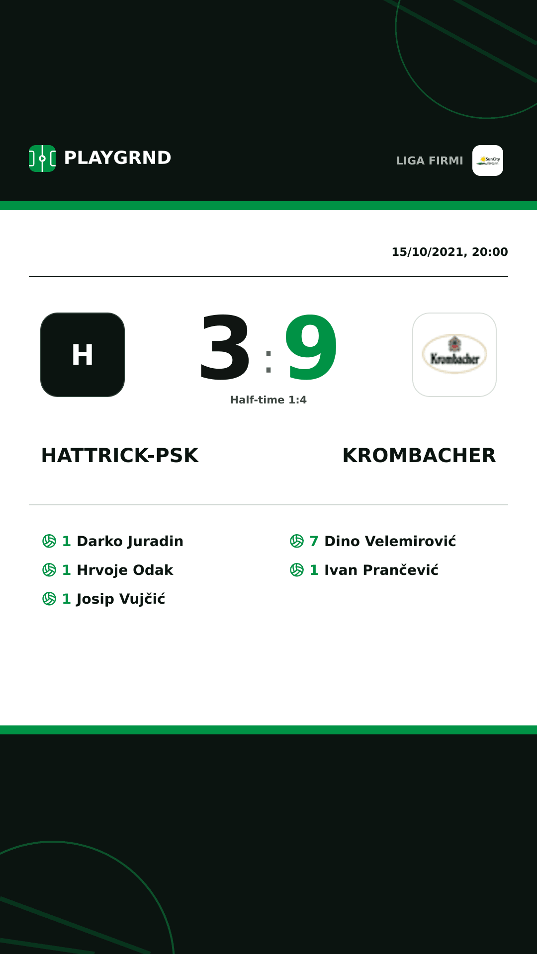 Instagram artwork: Hattrick-Psk 3:9 Krombacher